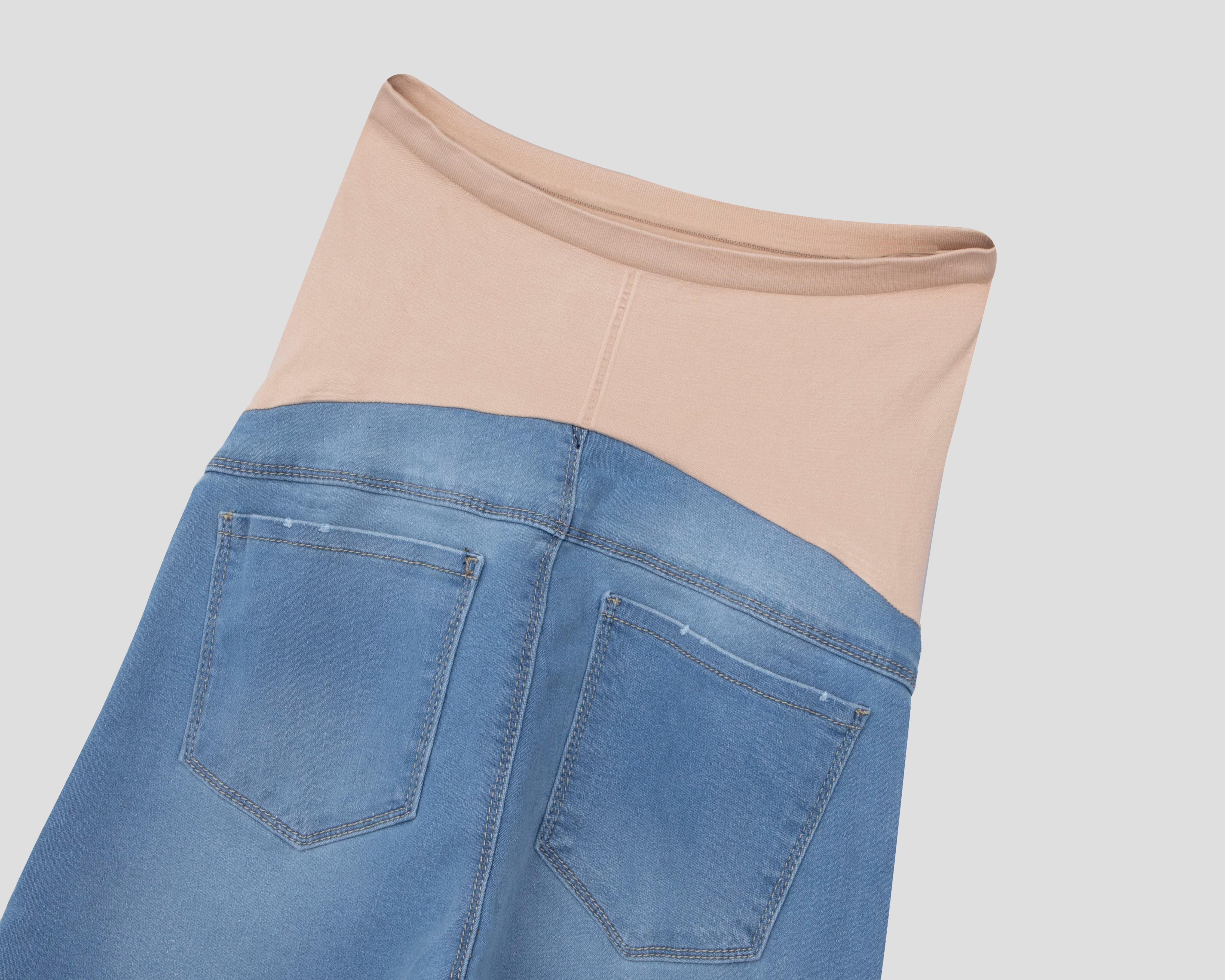 Foto 4 | Pantalón de Maternidad Mamá Bella Deslavado