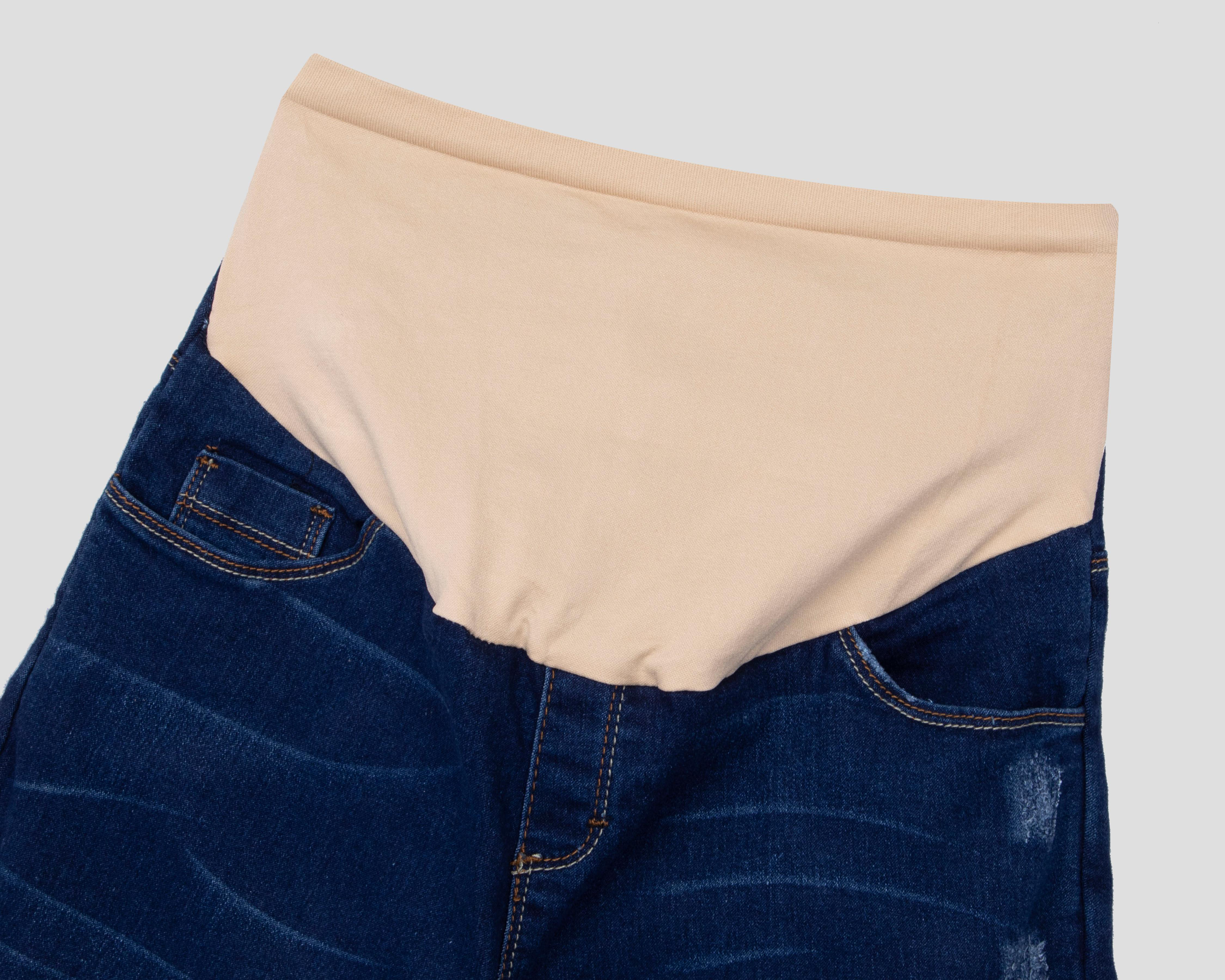 Foto 4 pulgar | Pantalón de Maternidad Mamá Bella Deslavado