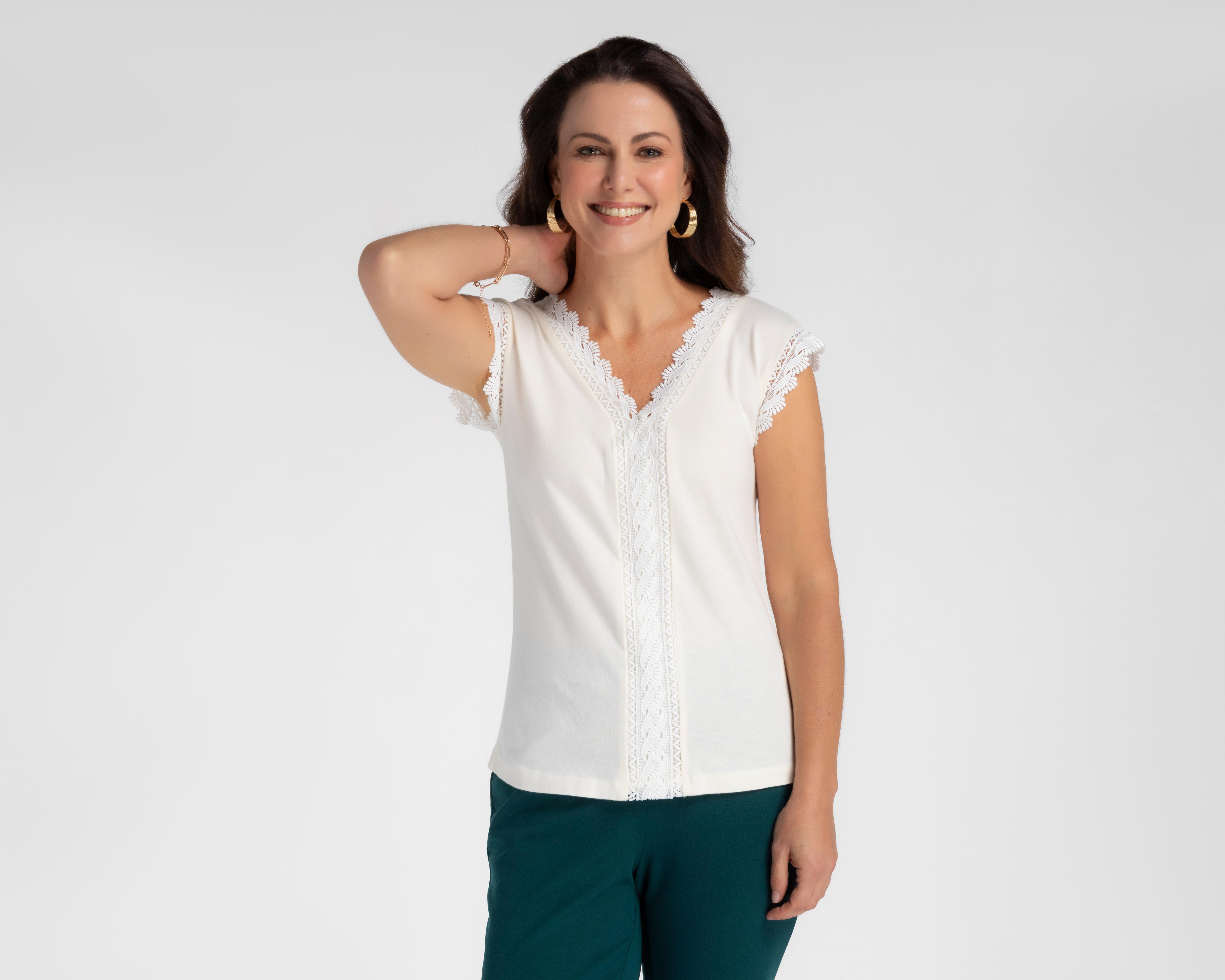 Blusa Sahara Manga Corta para Mujer