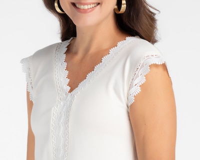 Foto 4 | Blusa Sahara Manga Corta para Mujer