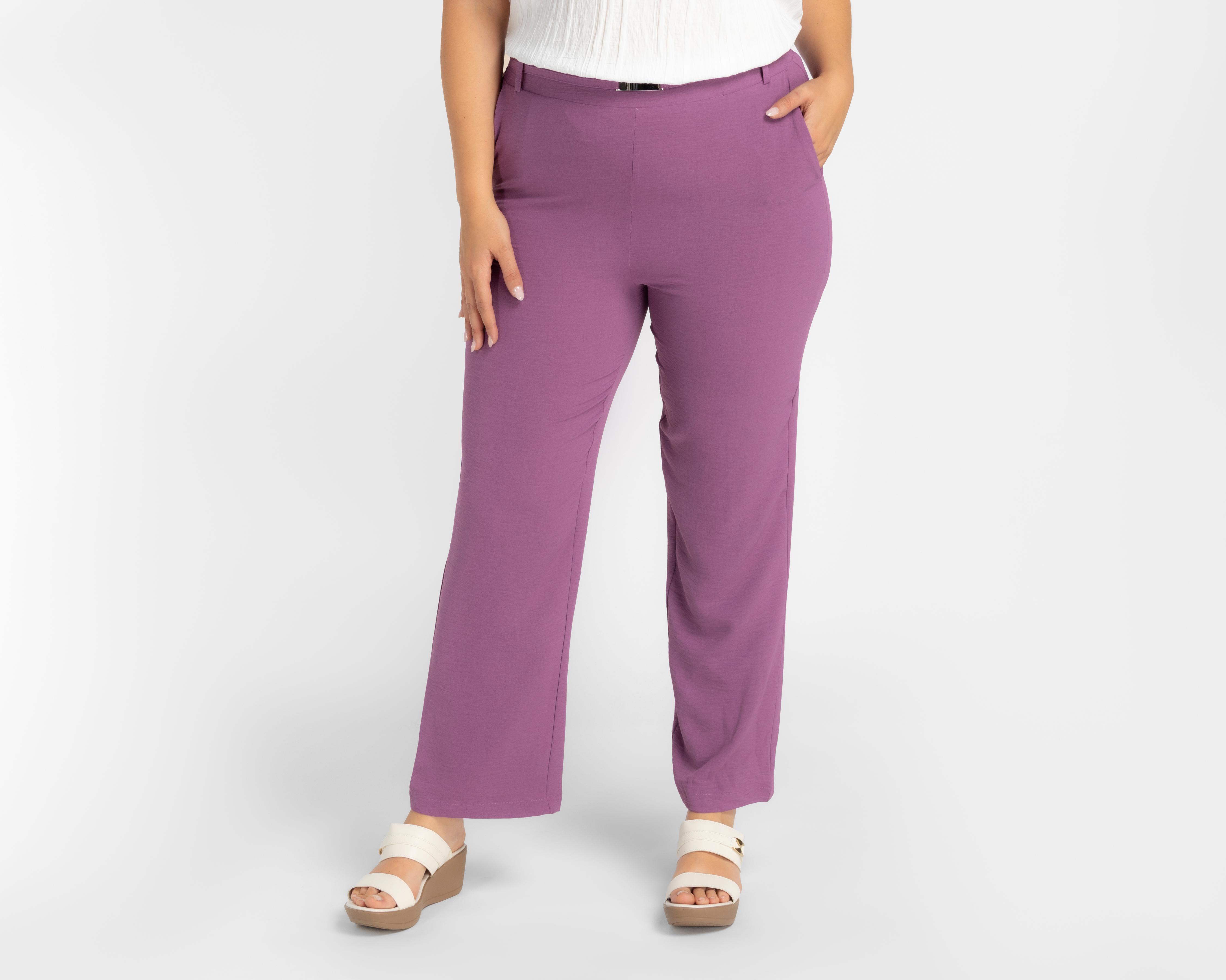 Pantalón de Vestir Sahara Morado para Mujer $339