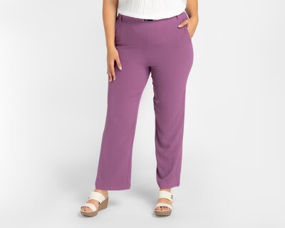 Foto 1 | Pantalón de Vestir Sahara Morado para Mujer