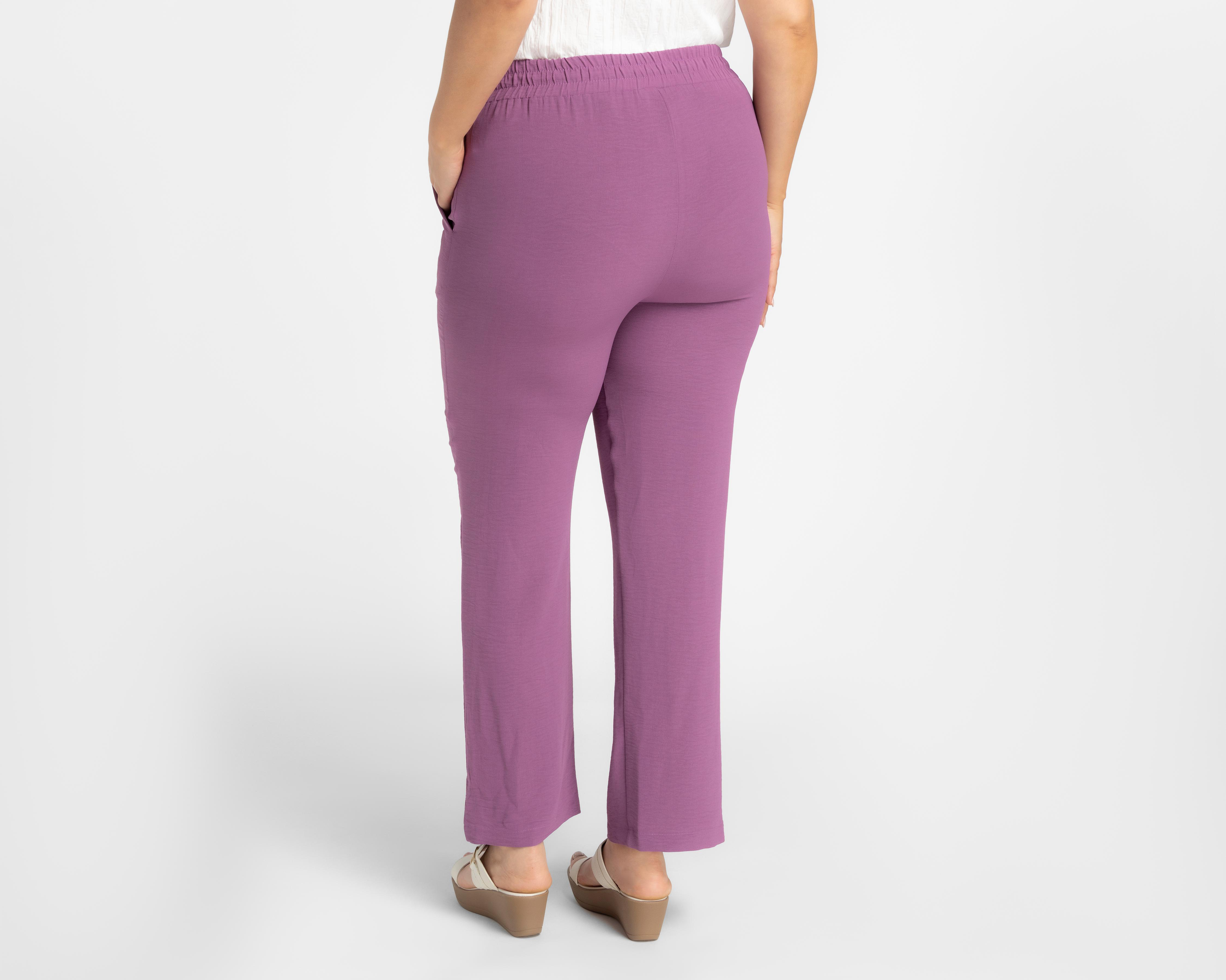 Foto 4 pulgar | Pantalón de Vestir Sahara Morado para Mujer