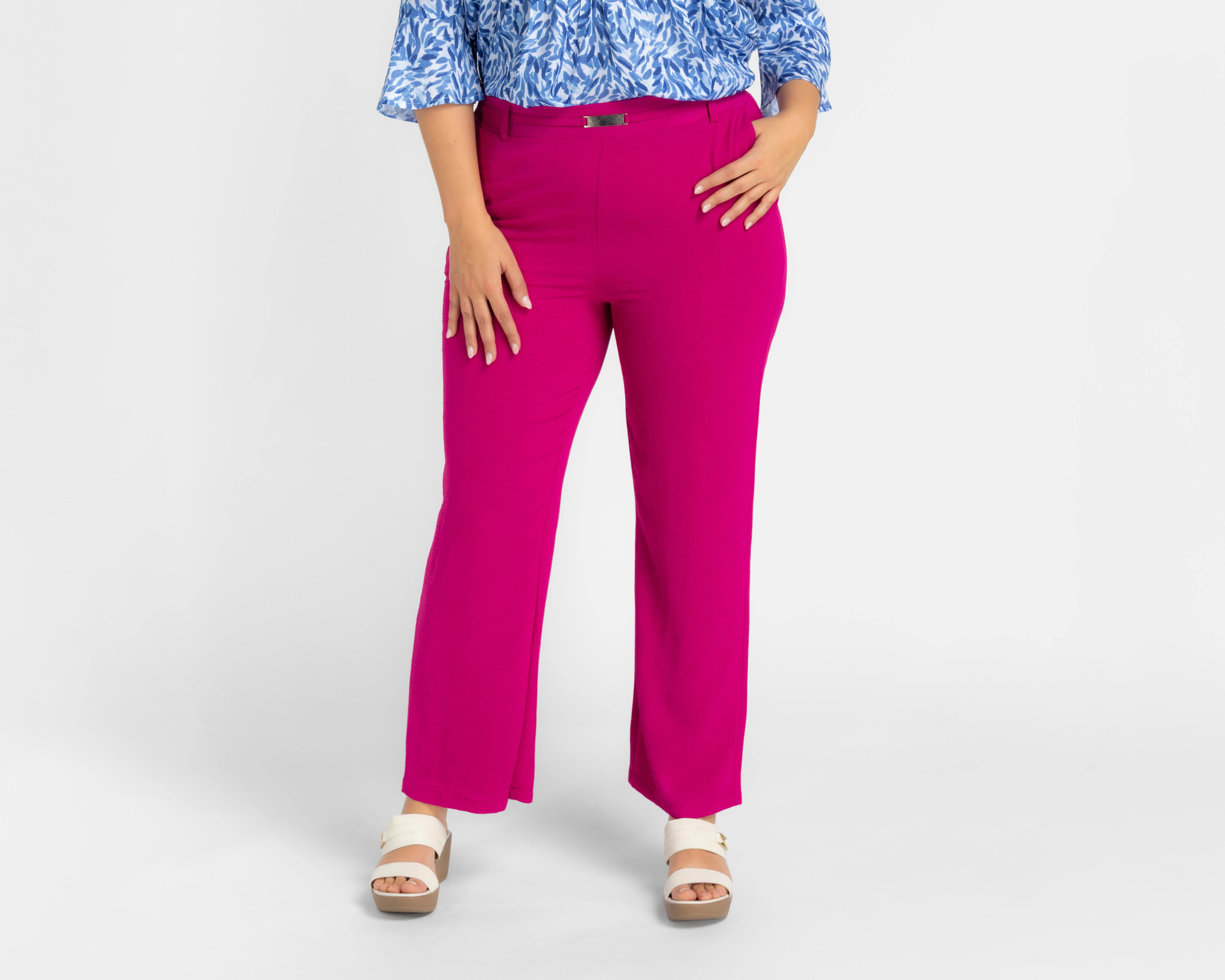 Foto 5 pulgar | Pantalón de Vestir Sahara Rosa para Mujer