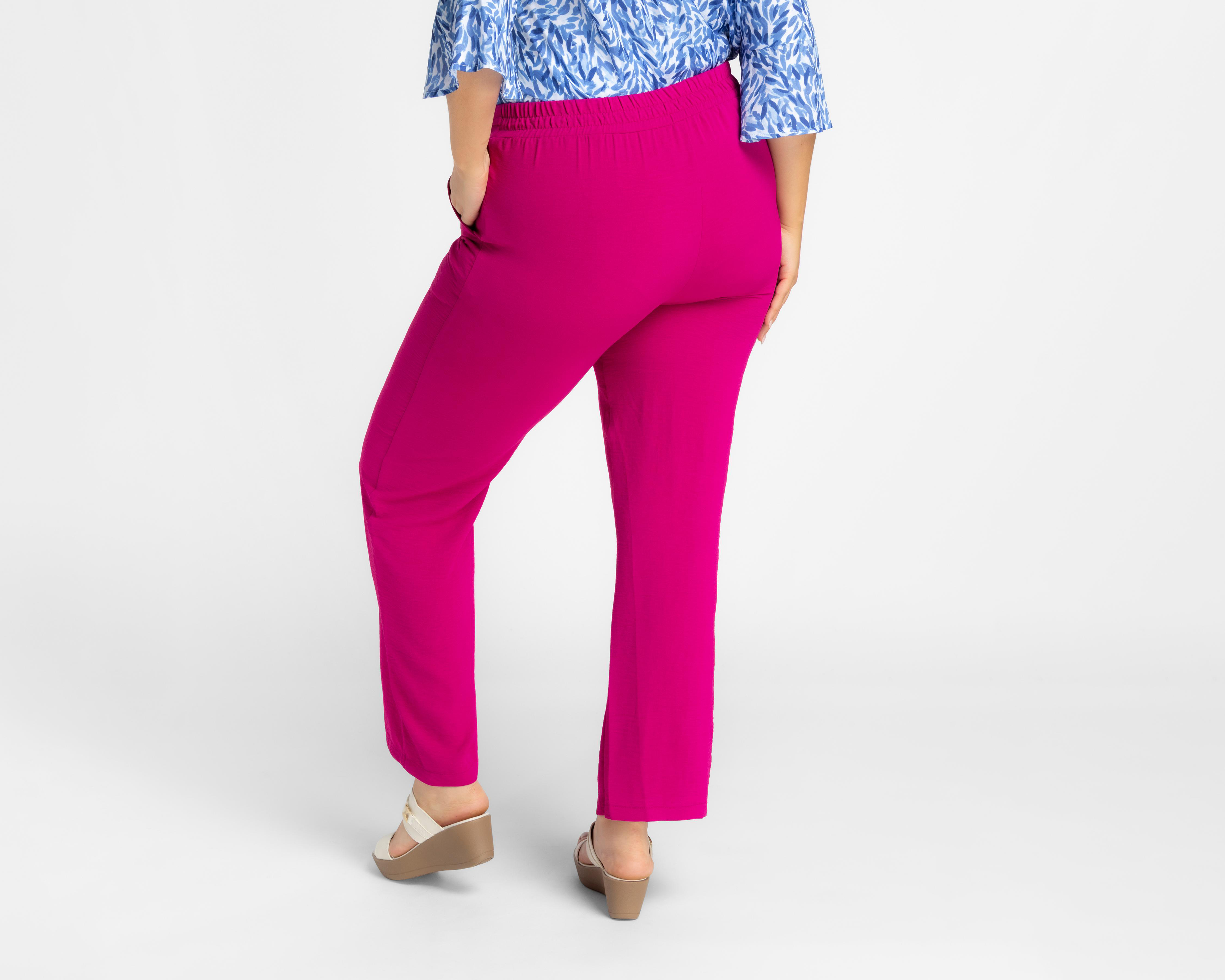 Foto 7 pulgar | Pantalón de Vestir Sahara Rosa para Mujer