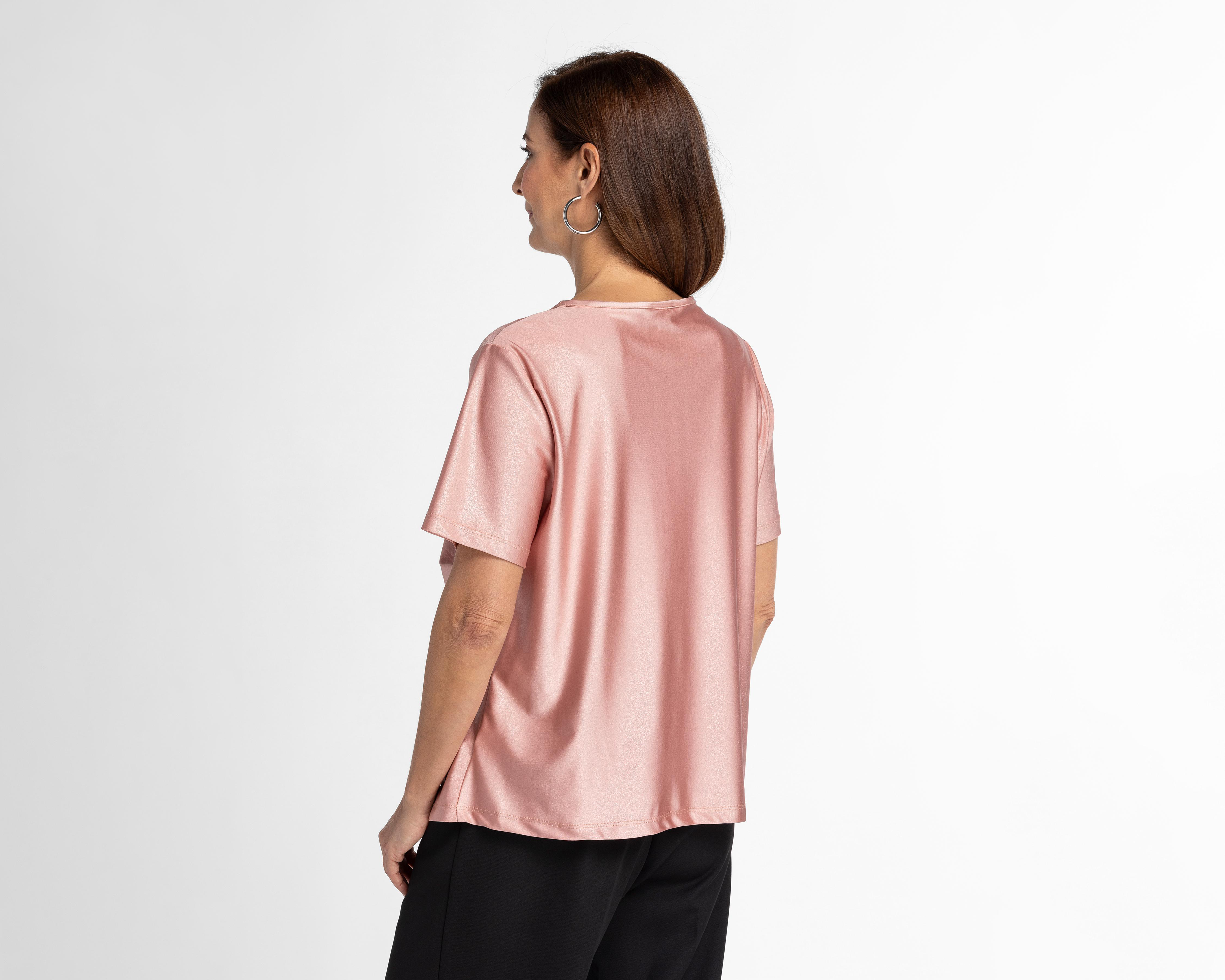 Foto 4 pulgar | Blusa Sahara Manga Corta con Zurcido