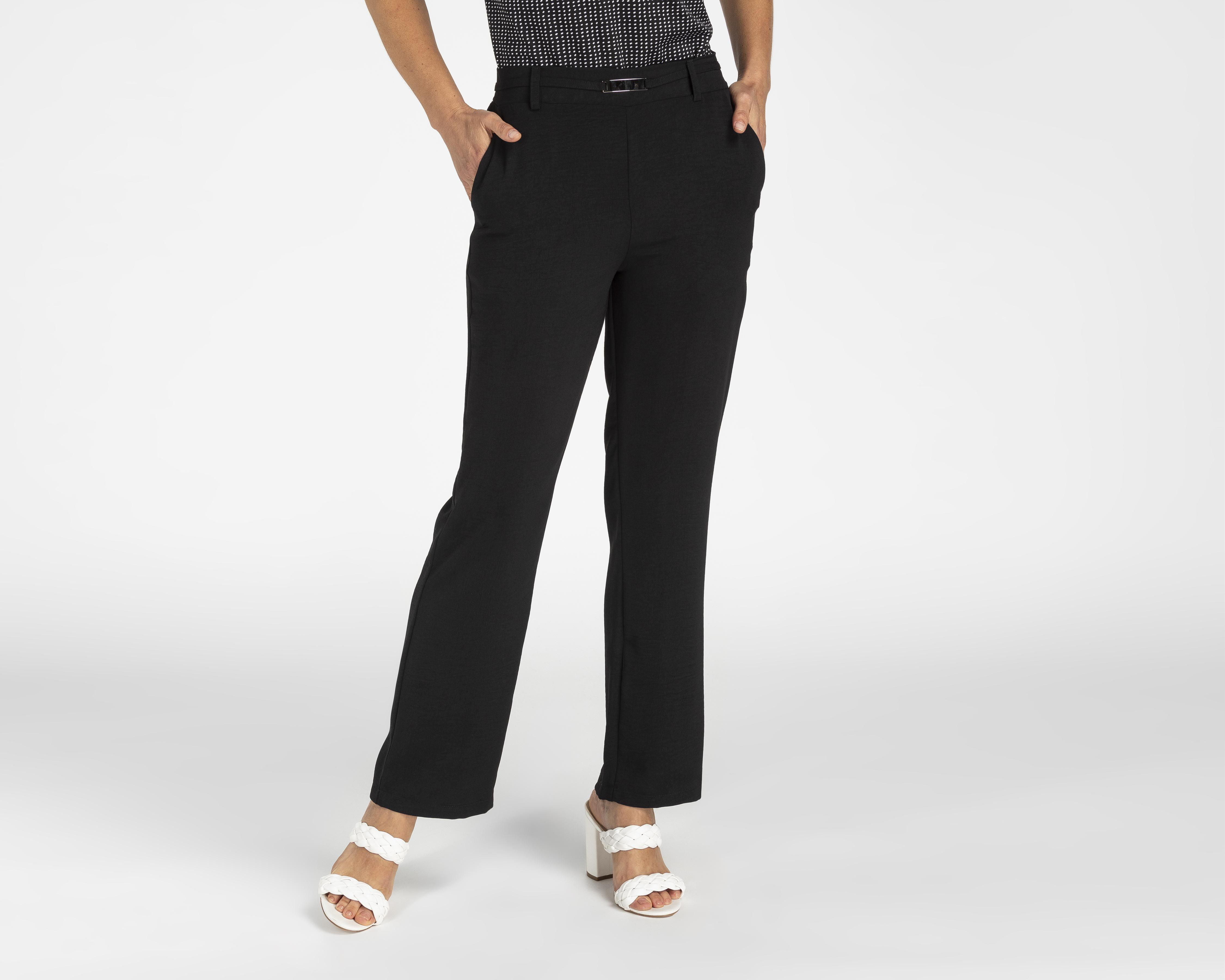 Foto 2 pulgar | Pantalón de Vestir Sahara Negro para Mujer