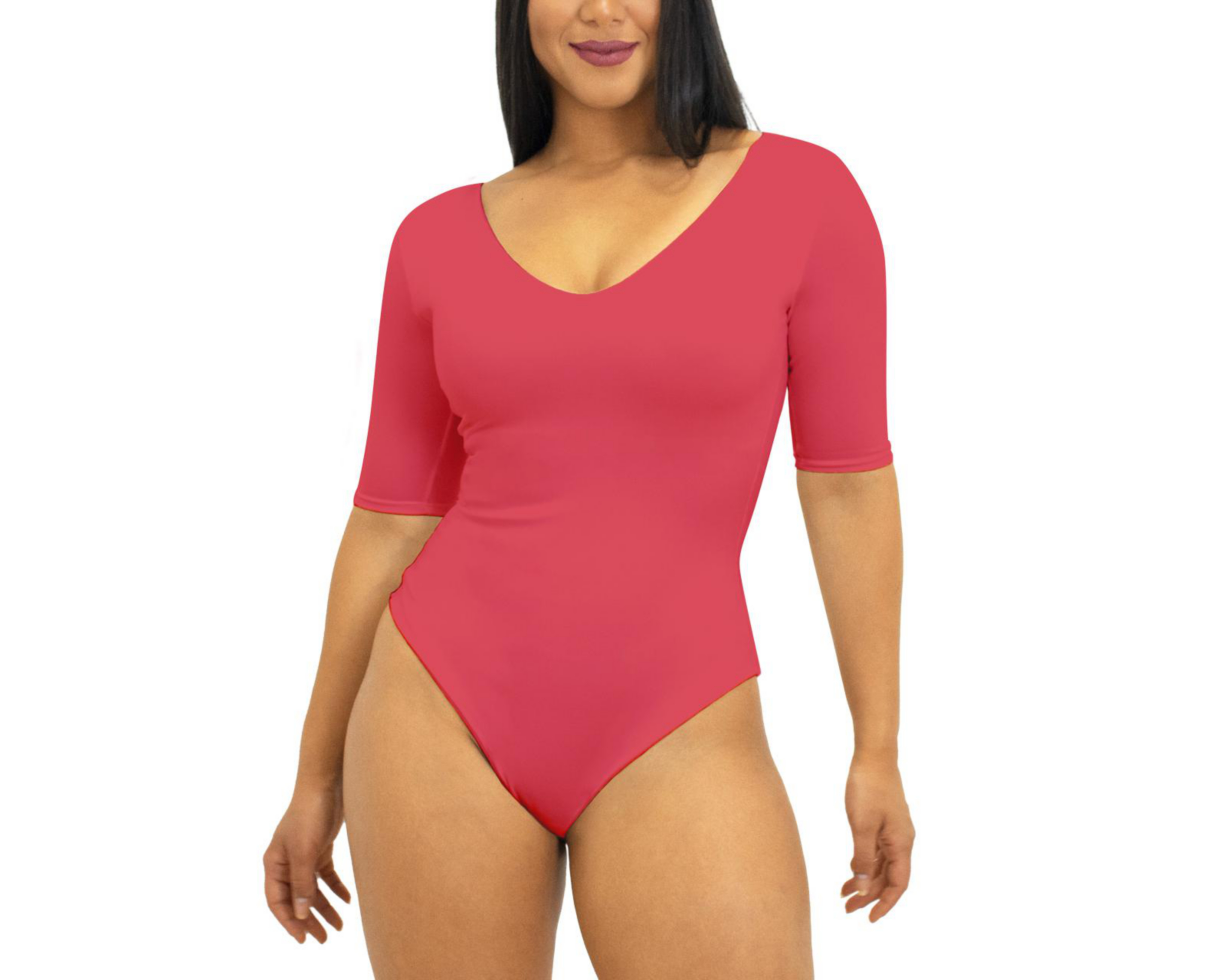 Foto 2 pulgar | Body con Control Bella Confidence Escote Profundo para Mujer