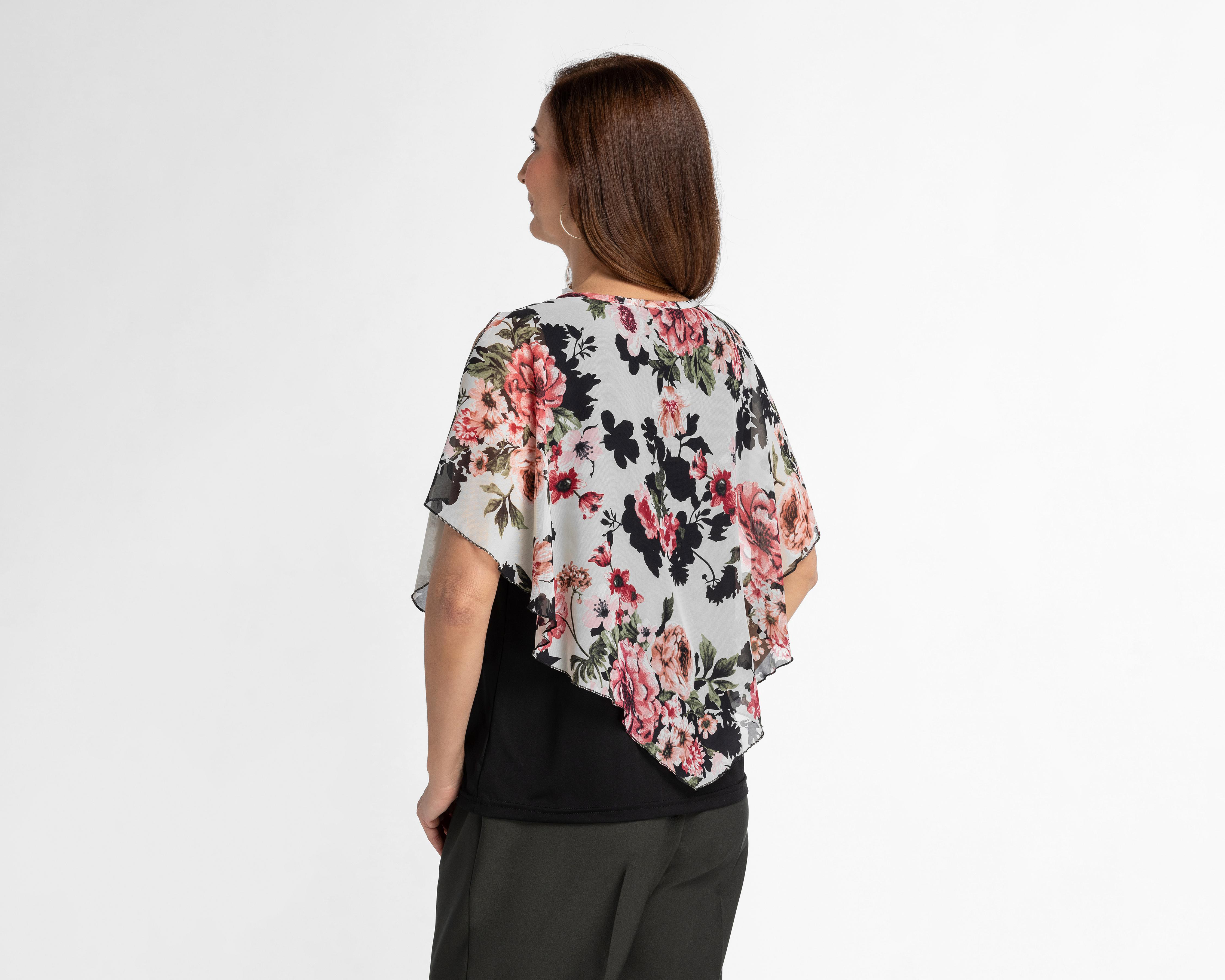 Foto 4 pulgar | Blusa Lady Sun Floral con Collar