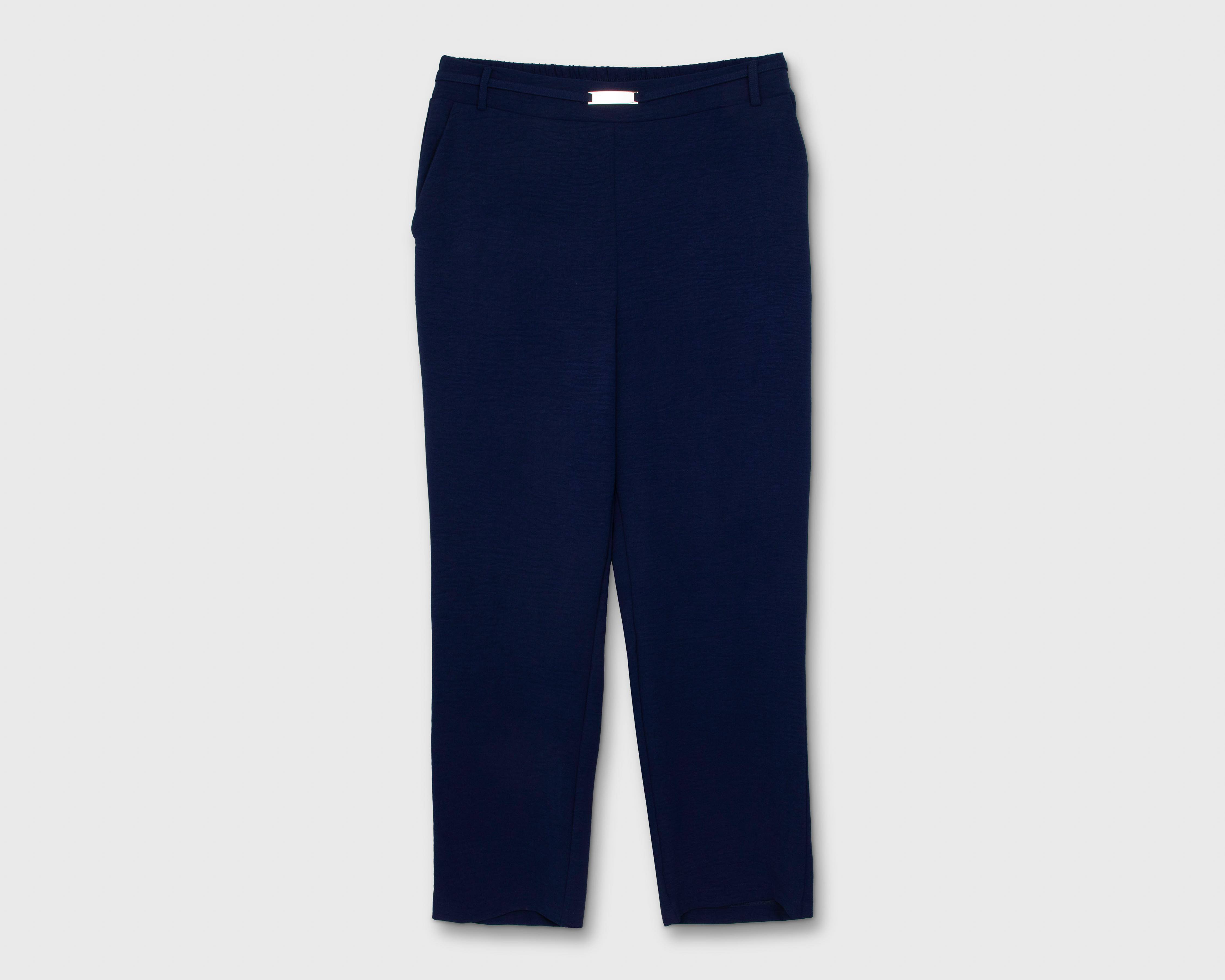 Foto 2 pulgar | Pantalón de Vestir Sahara Azul para Mujer