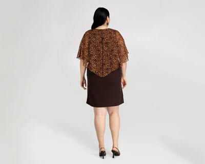 Foto 3 | Vestido Lady Sun Coctel Animal Print con Collar