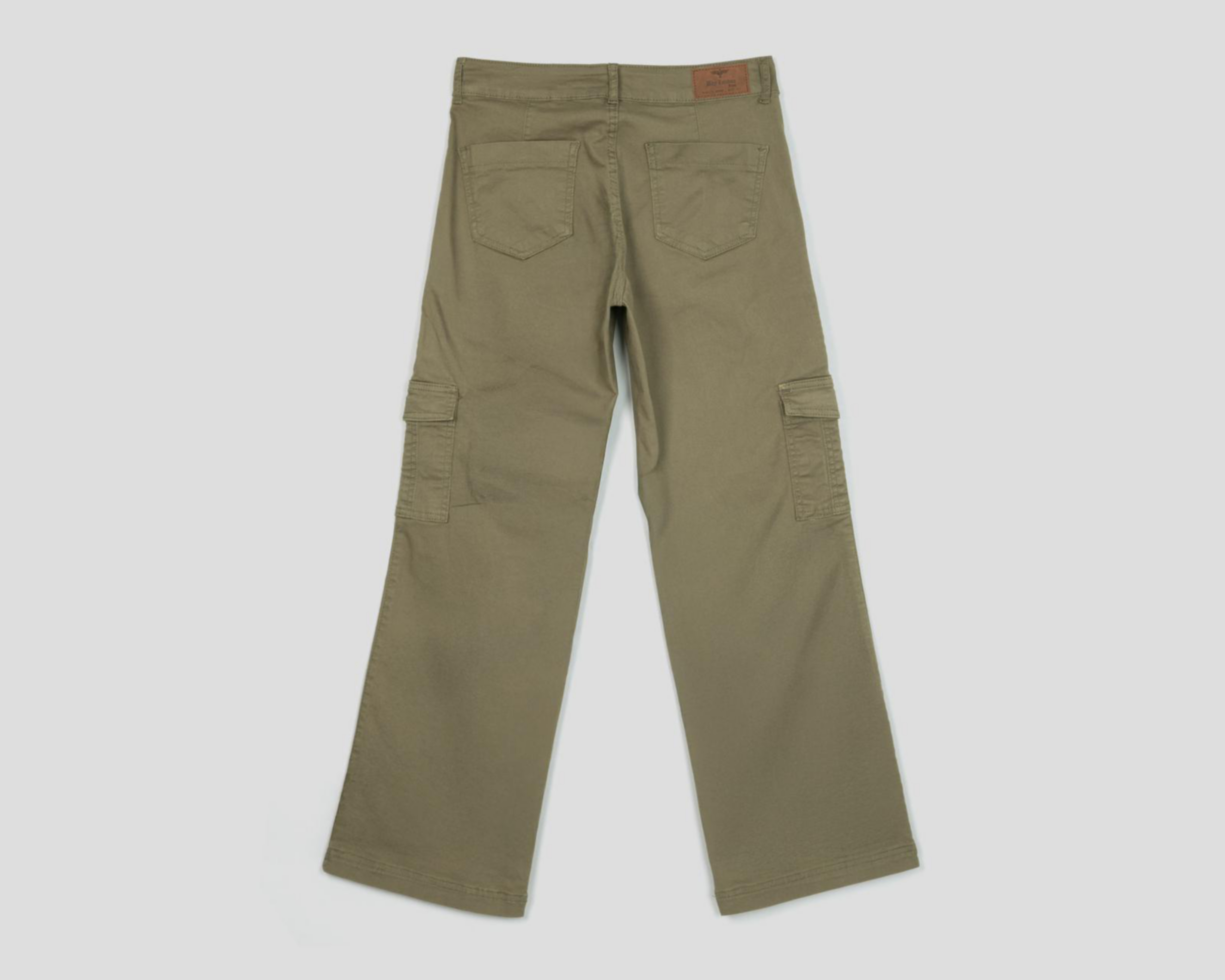 Foto 3 pulgar | Pantalón de Gabardina Boy London Verde para Mujer