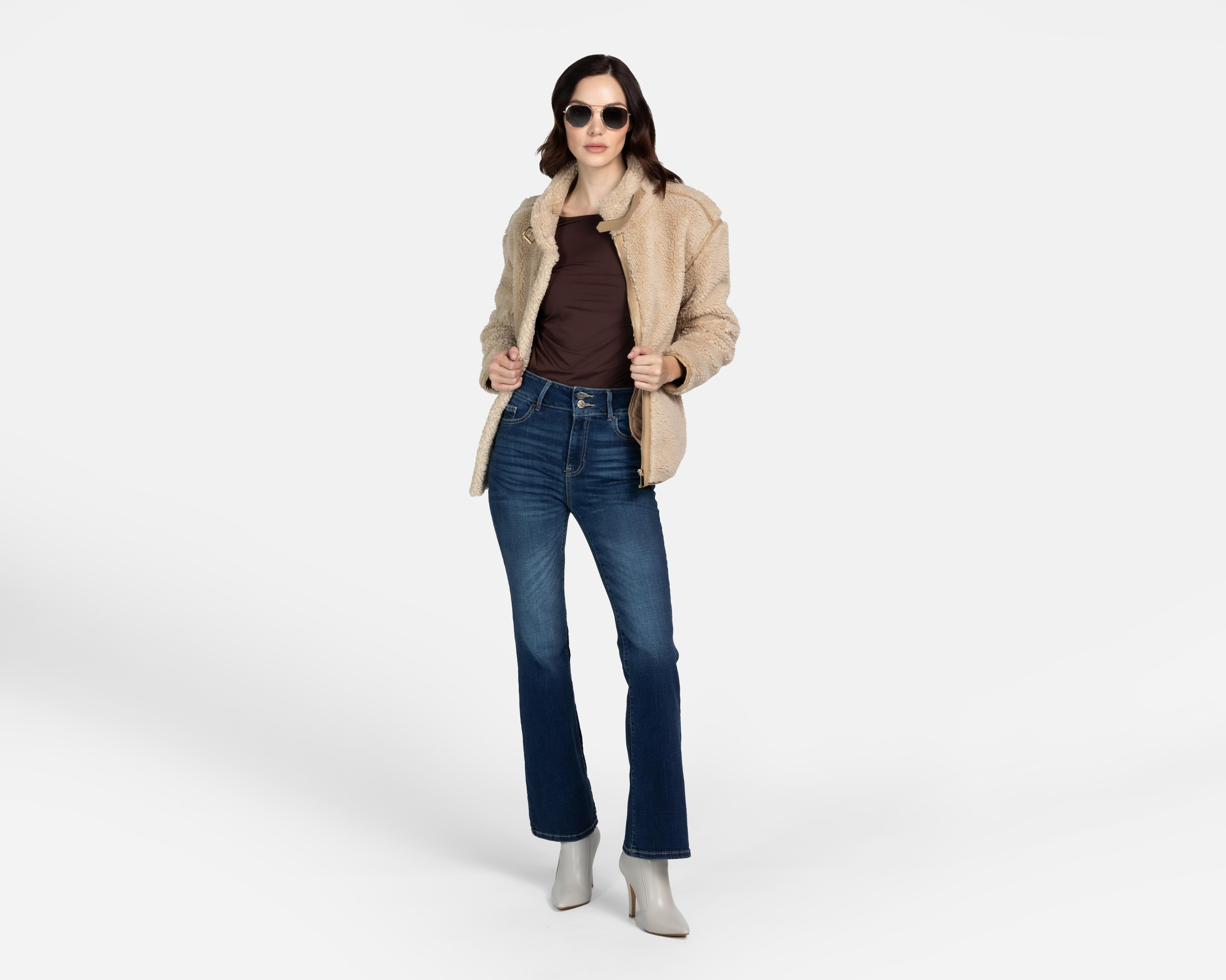 Foto 3 pulgar | Jeans Flare Boy London para Mujer