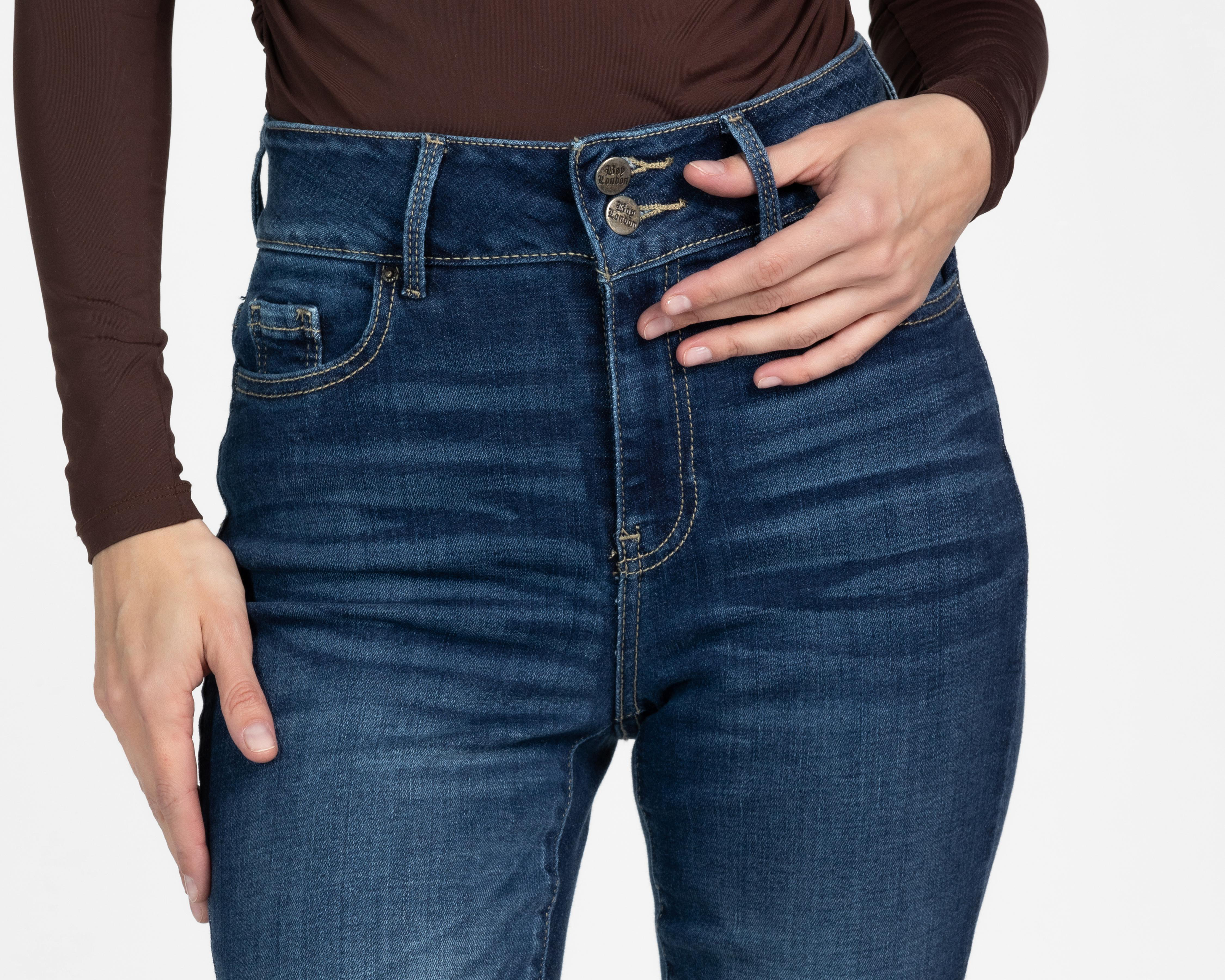 Foto 5 pulgar | Jeans Flare Boy London para Mujer
