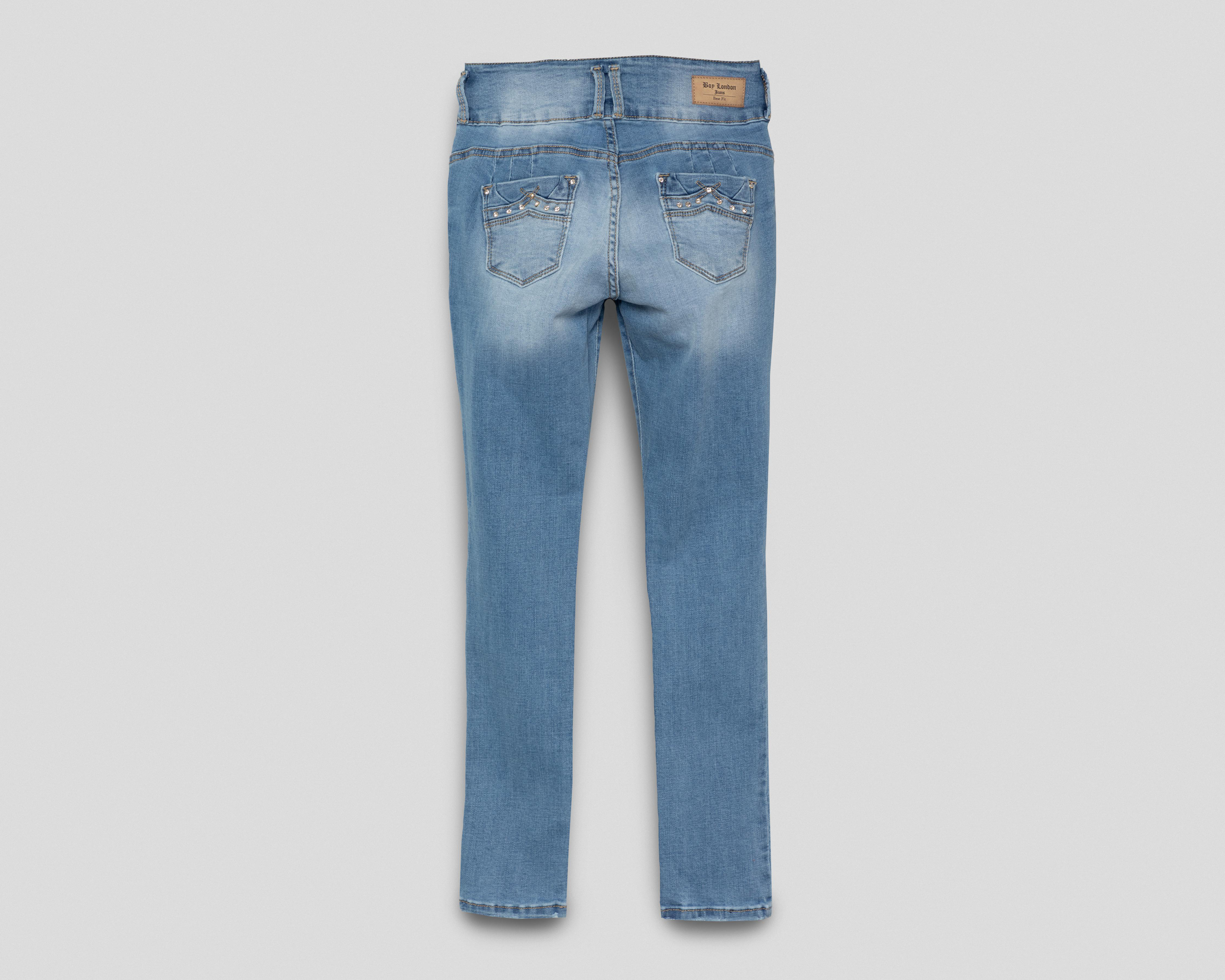 Foto 3 pulgar | Jeans Skinny Boy London para Mujer