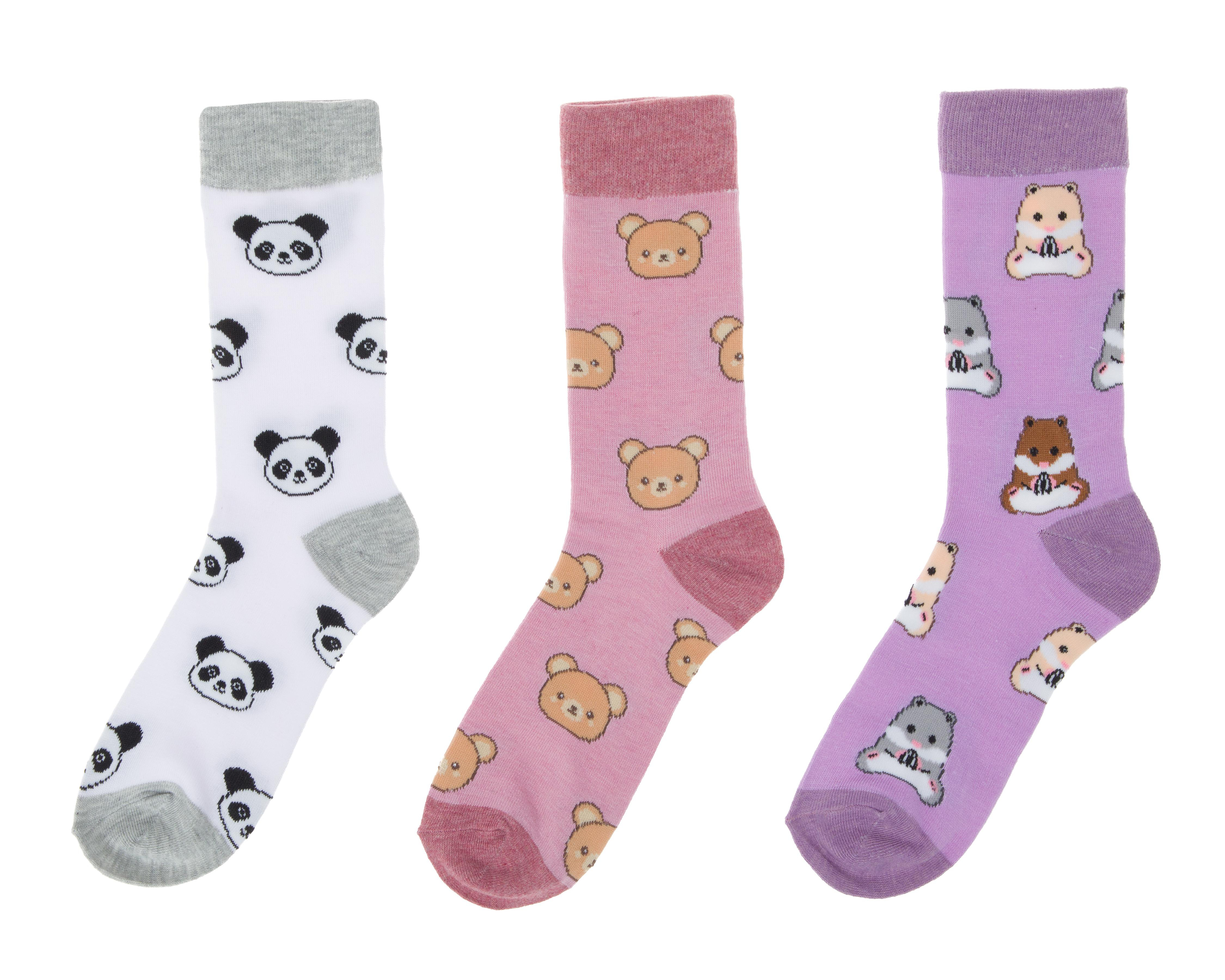 Foto 1 | Calcetas Largas Lovest para Mujer 3 Pares