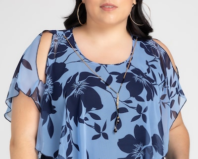 Foto 4 | Blusa Lady Sun Estampado Floral con Collar