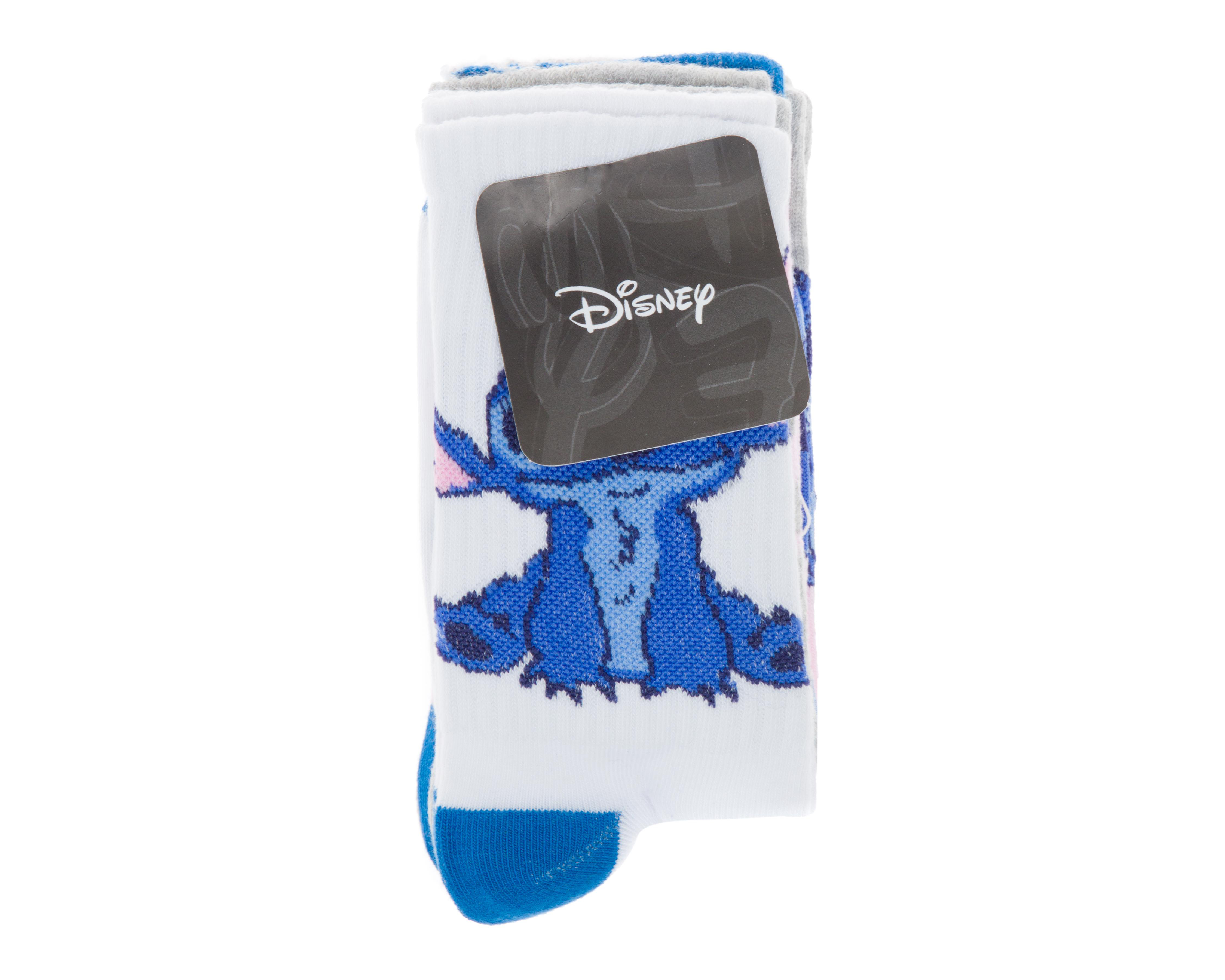 Foto 3 | Calcetas Largas Disney Lilo & Stitch para Mujer 5 Pares