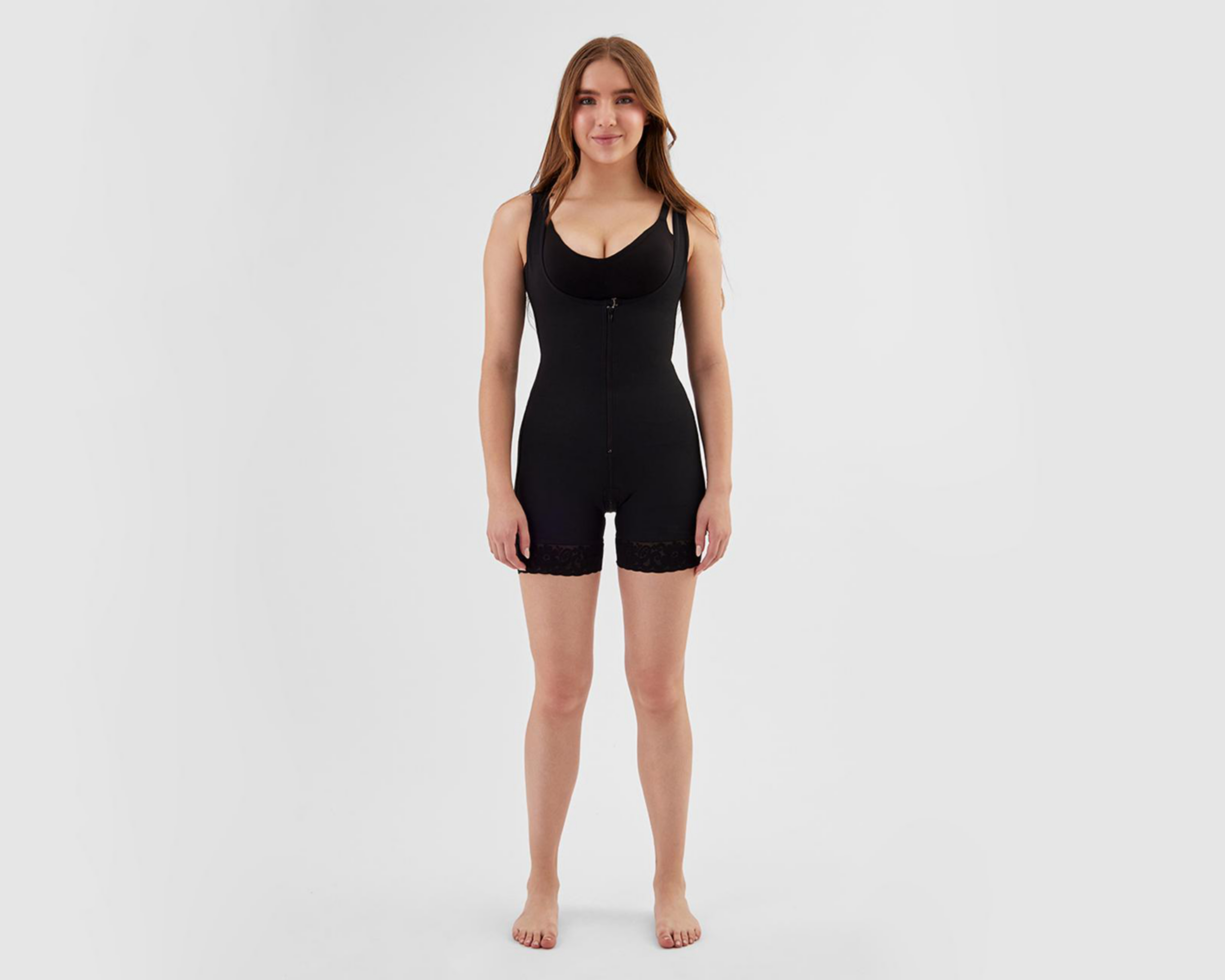 Foto 1 | Body Bóxer Lanude con Encaje para Mujer