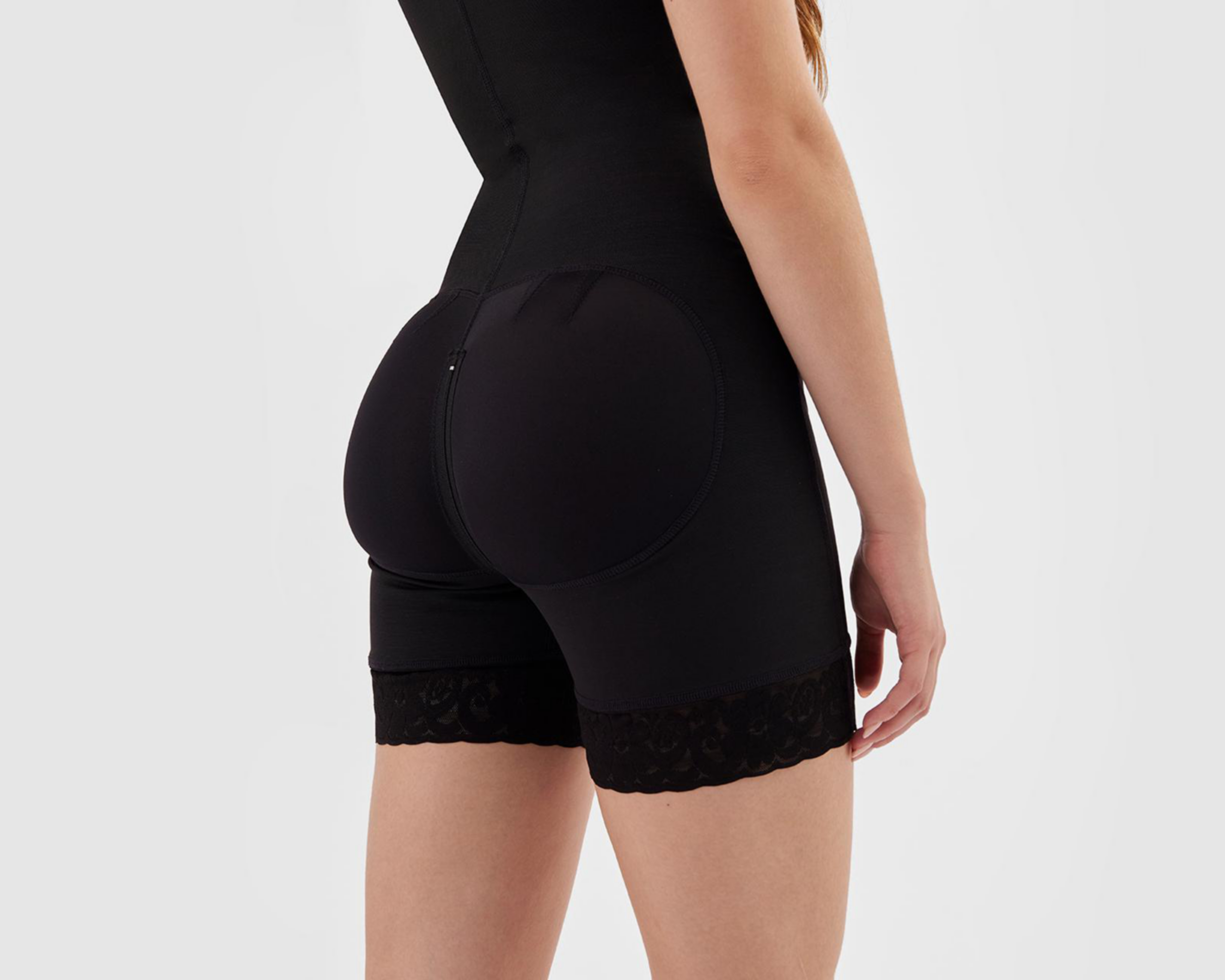 Foto 4 pulgar | Body Bóxer Lanude con Encaje para Mujer