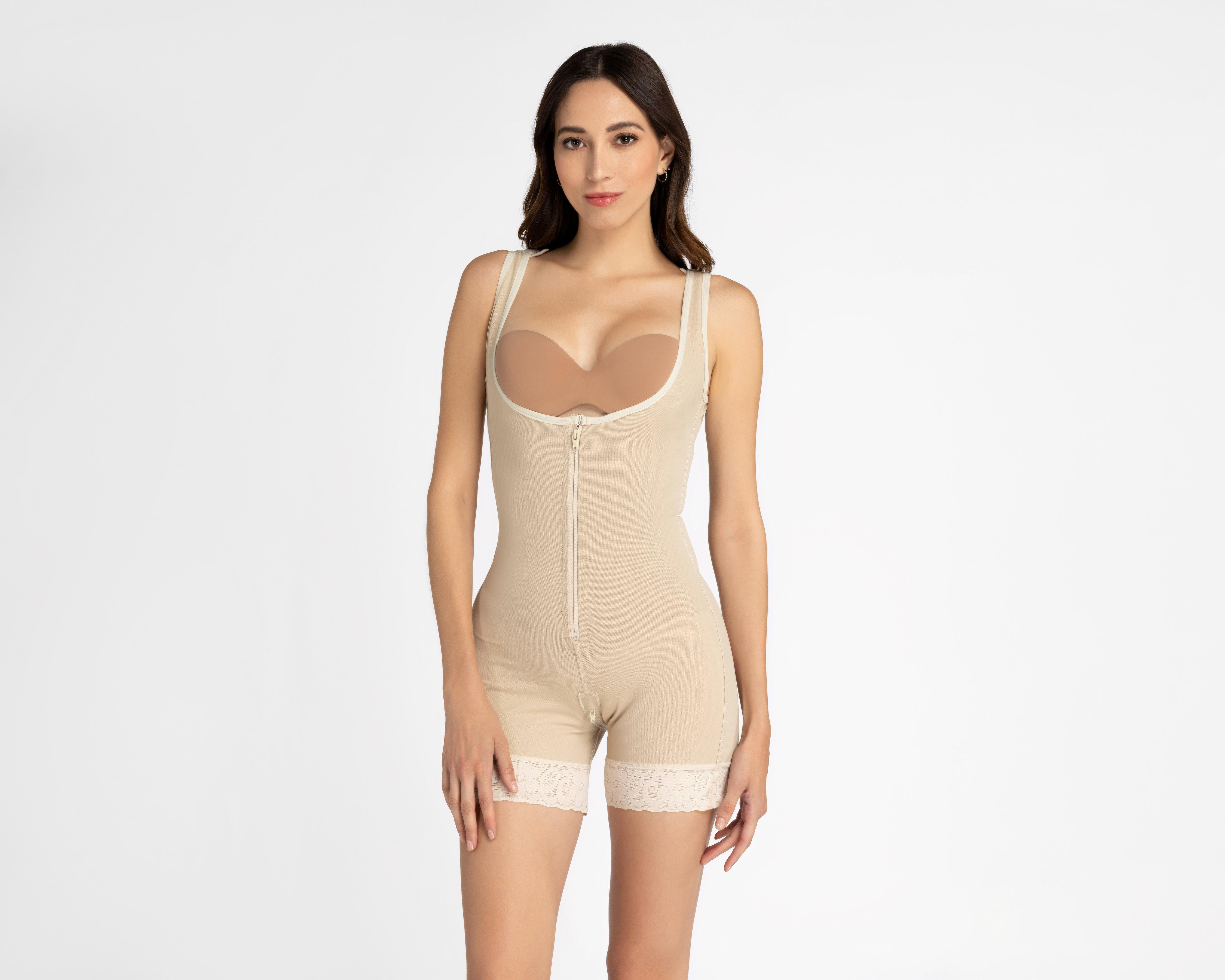 Foto 1 | Body con Control Lanude con Cierre para Mujer