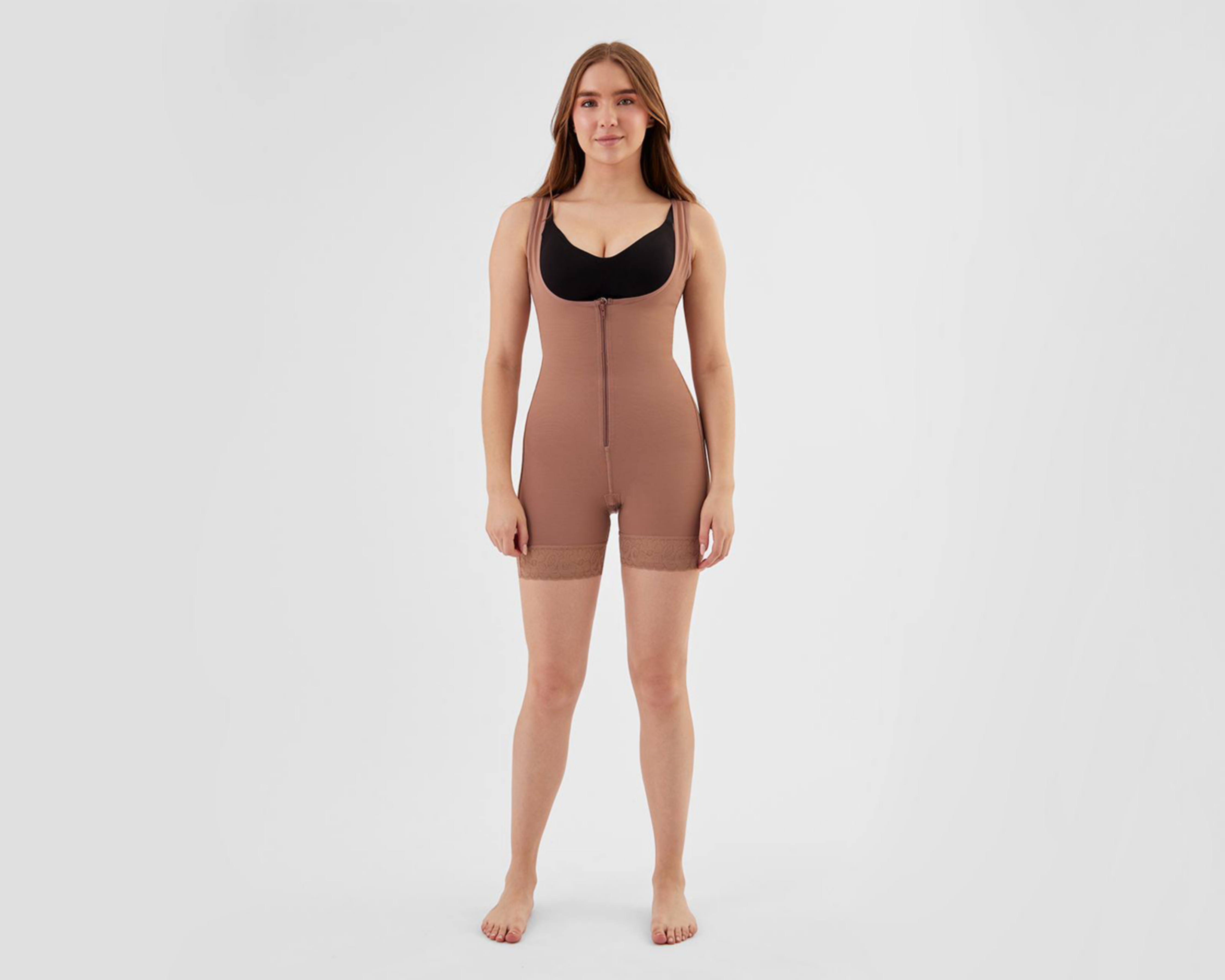 Foto 1 | Body Bóxer Lanude con Encaje para Mujer