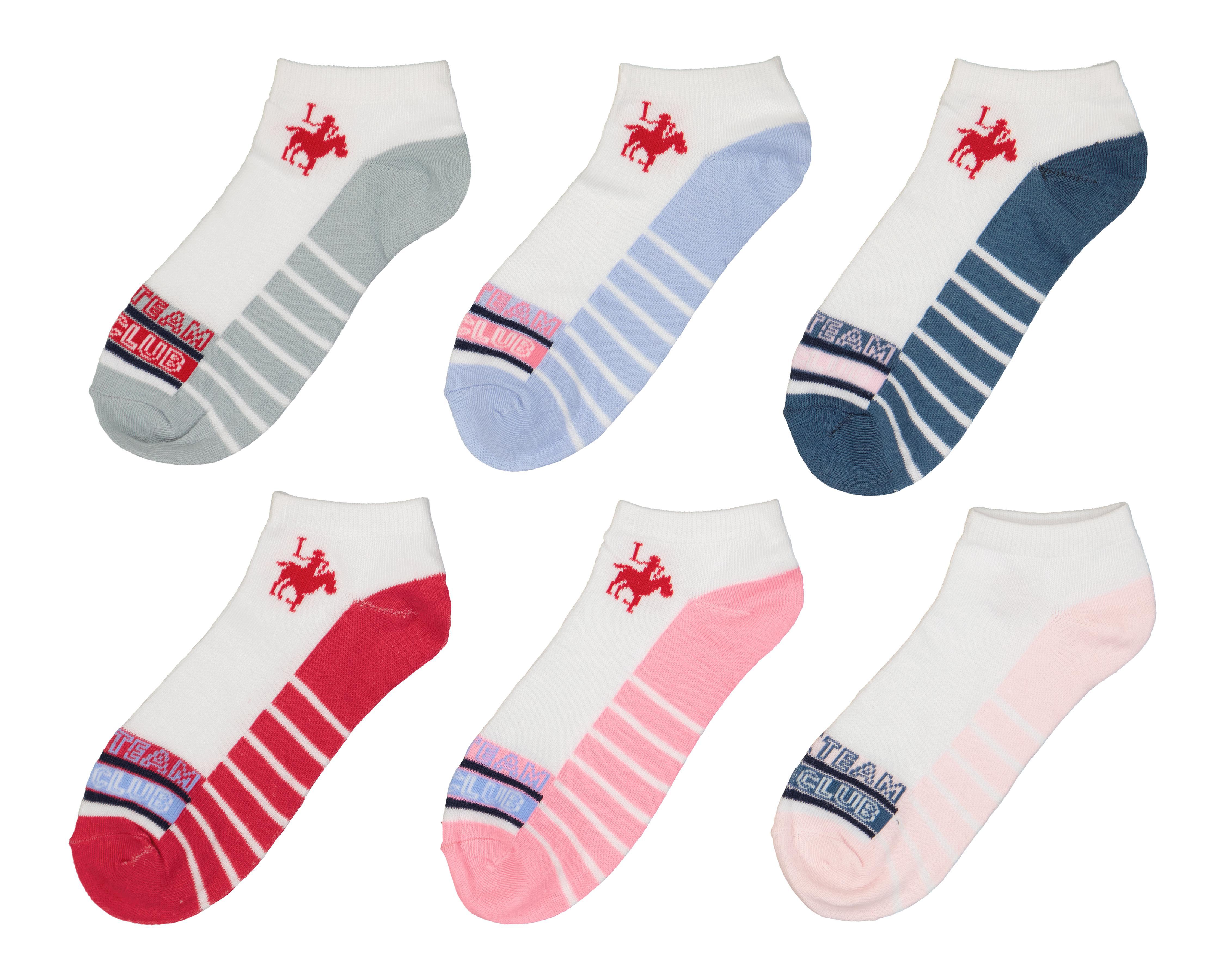Calcetines York Team Polo Club para Mujer 6 Pares