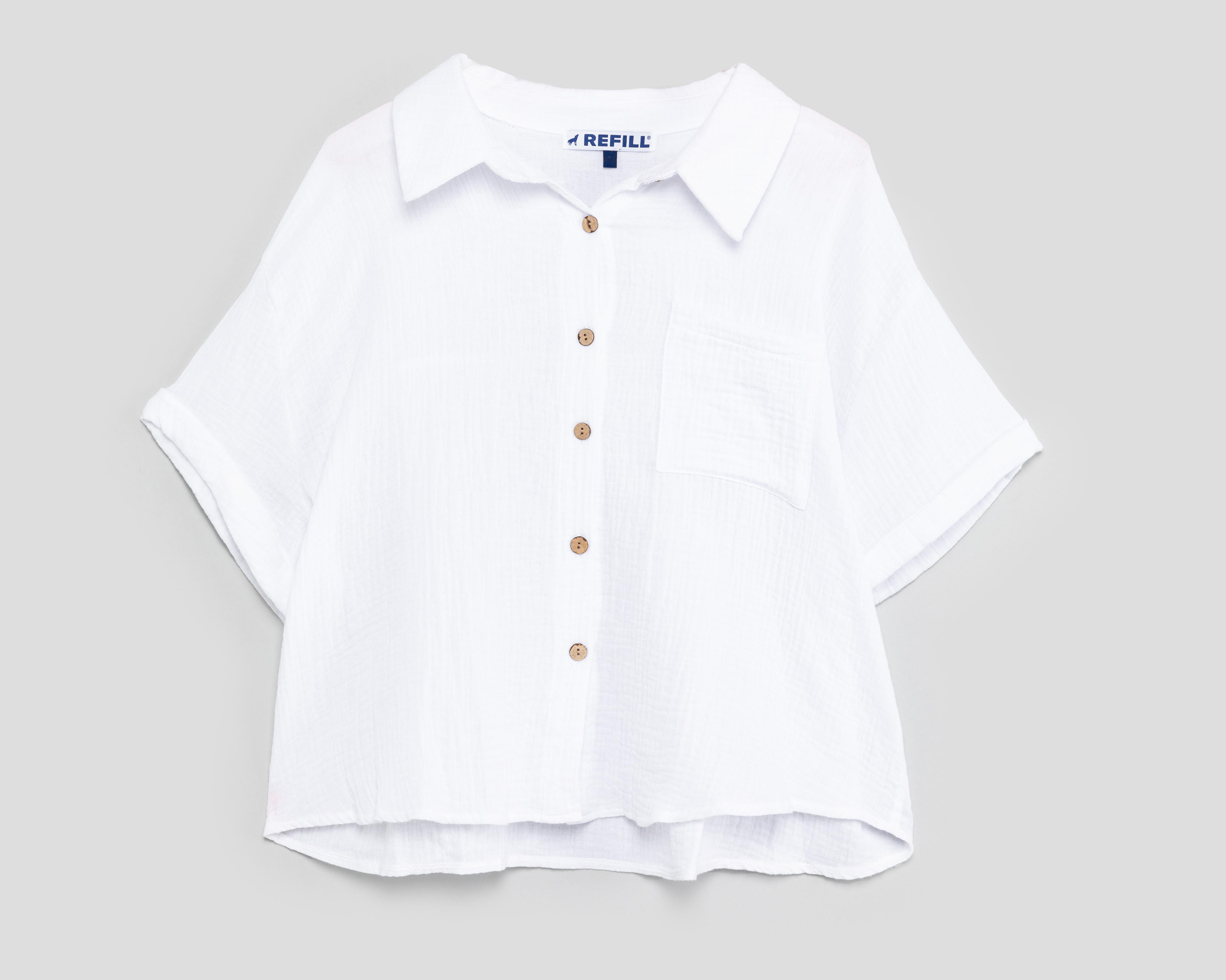 Blusa Refill Manga Corta para Mujer