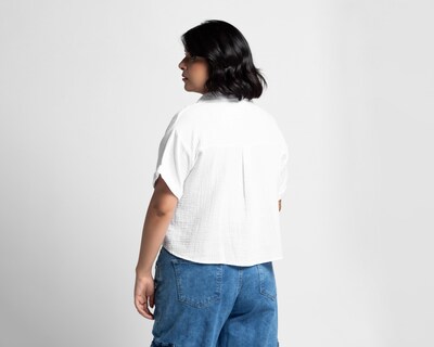 Foto 3 | Blusa Refill Manga Corta para Mujer