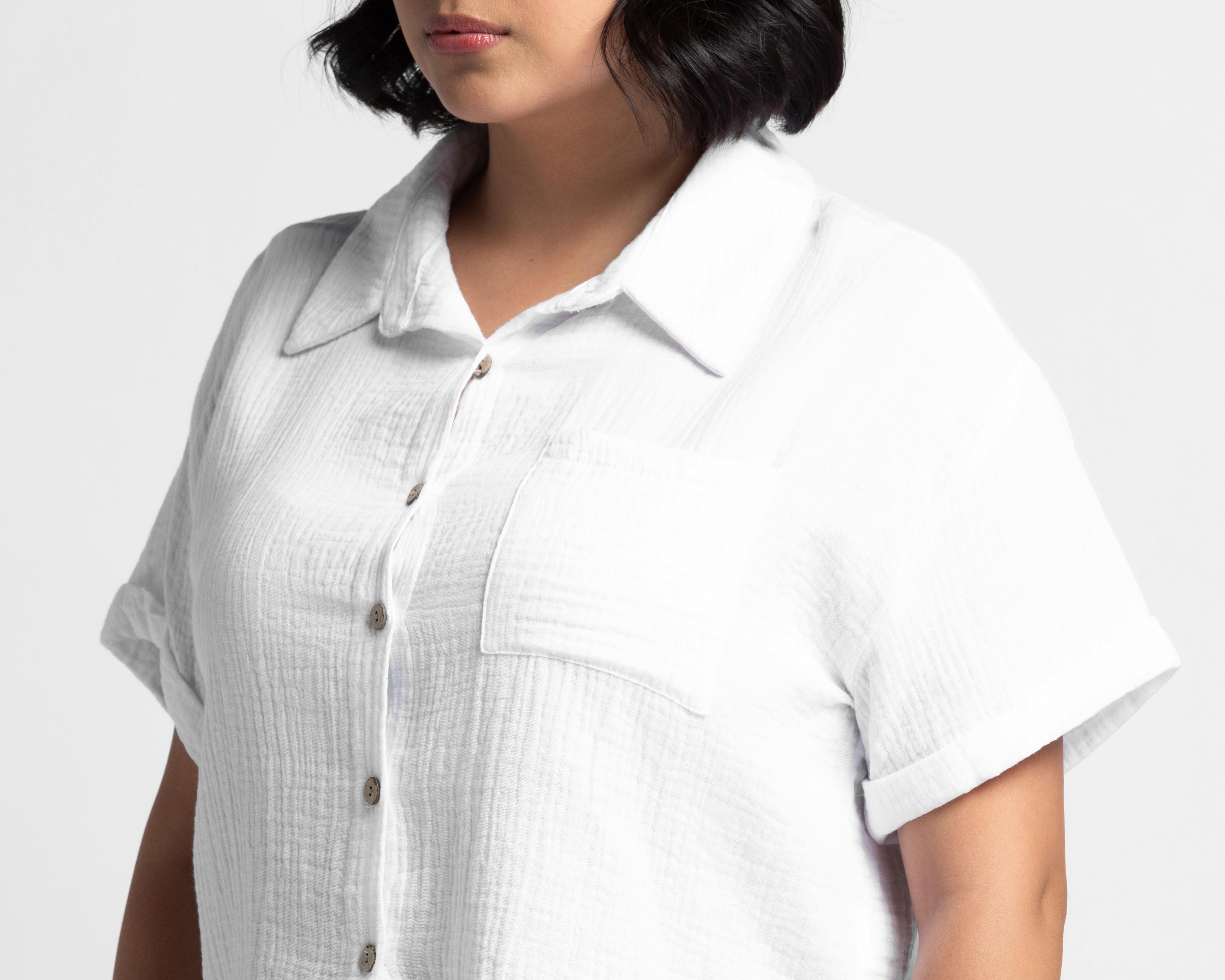 Foto 5 pulgar | Blusa Refill Manga Corta para Mujer