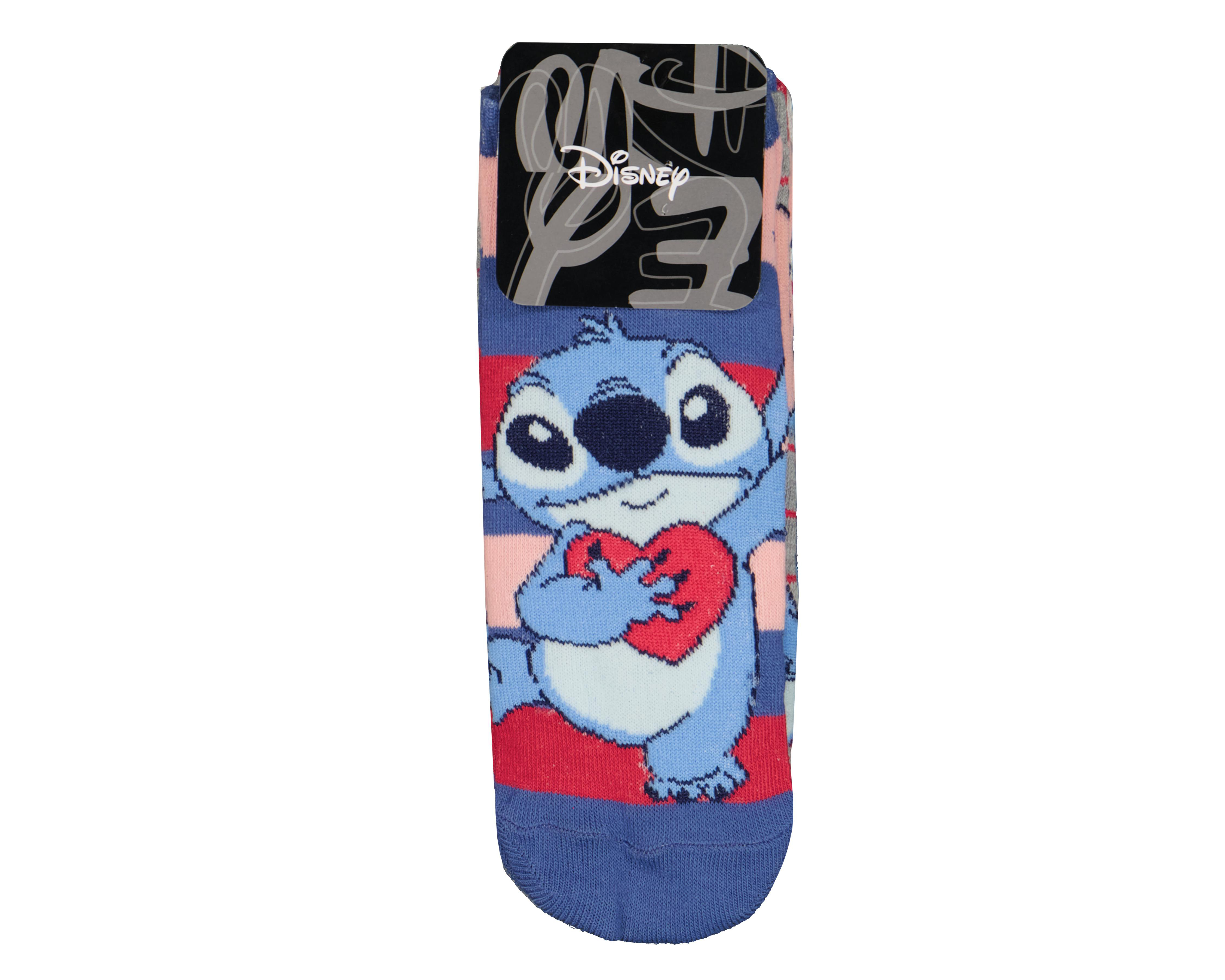 Foto 3 | Calcetines Disney Stitch para Mujer 6 Pares