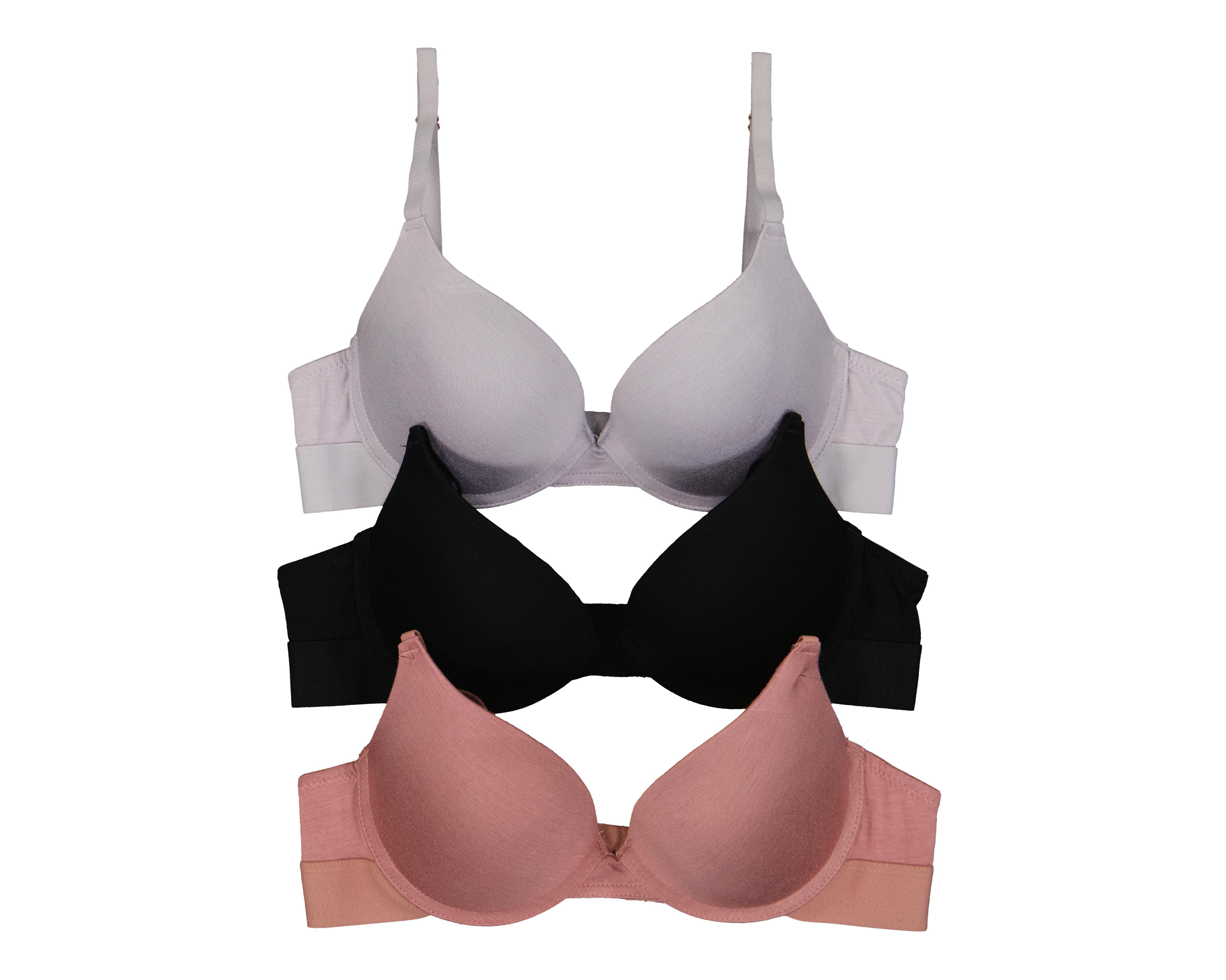 Foto 1 | Brasier Media Copa Liso Beauty Secret 3 Pack