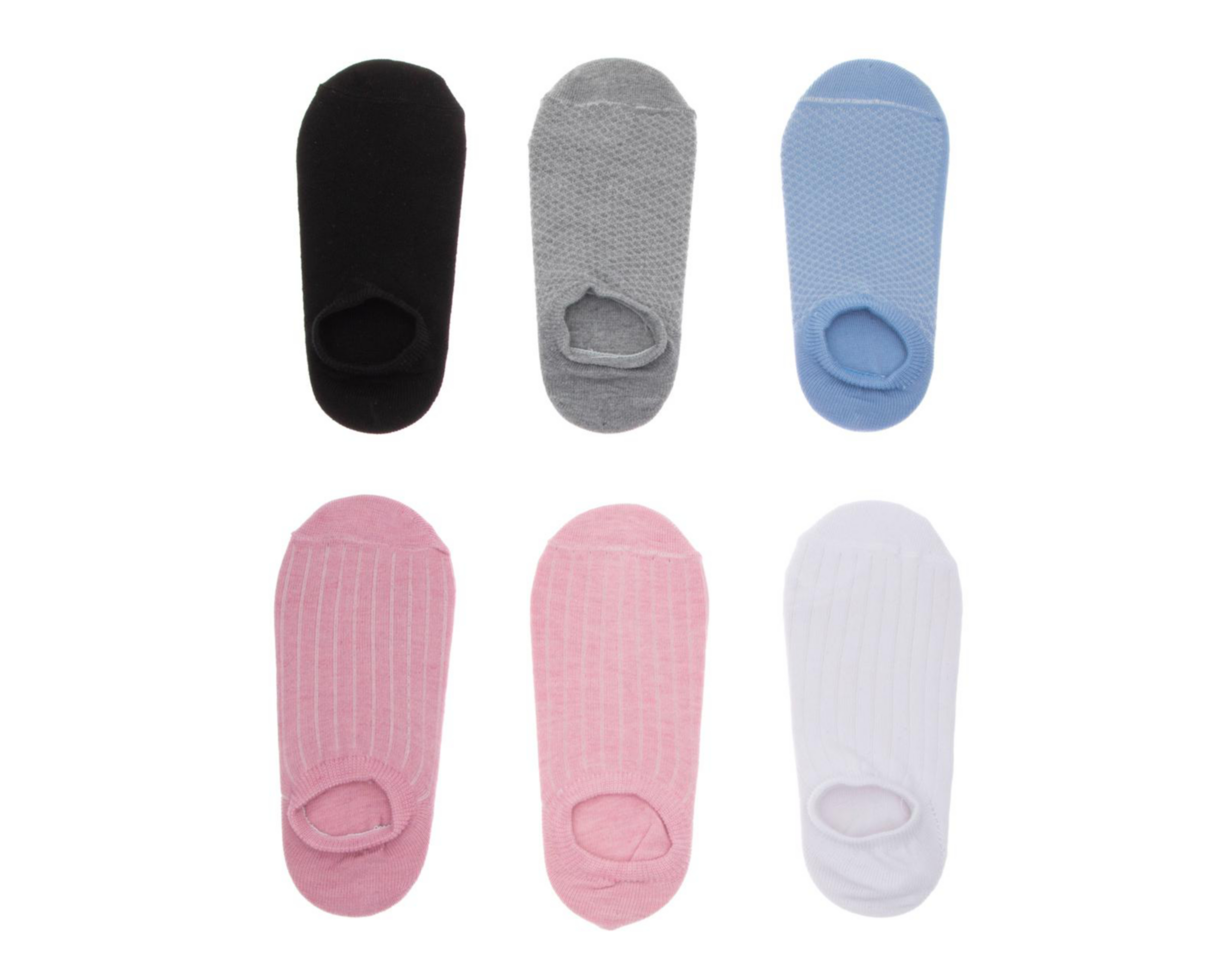 Foto 2 pulgar | Calcetas Invisibles Lovest para Mujer 6 Pares