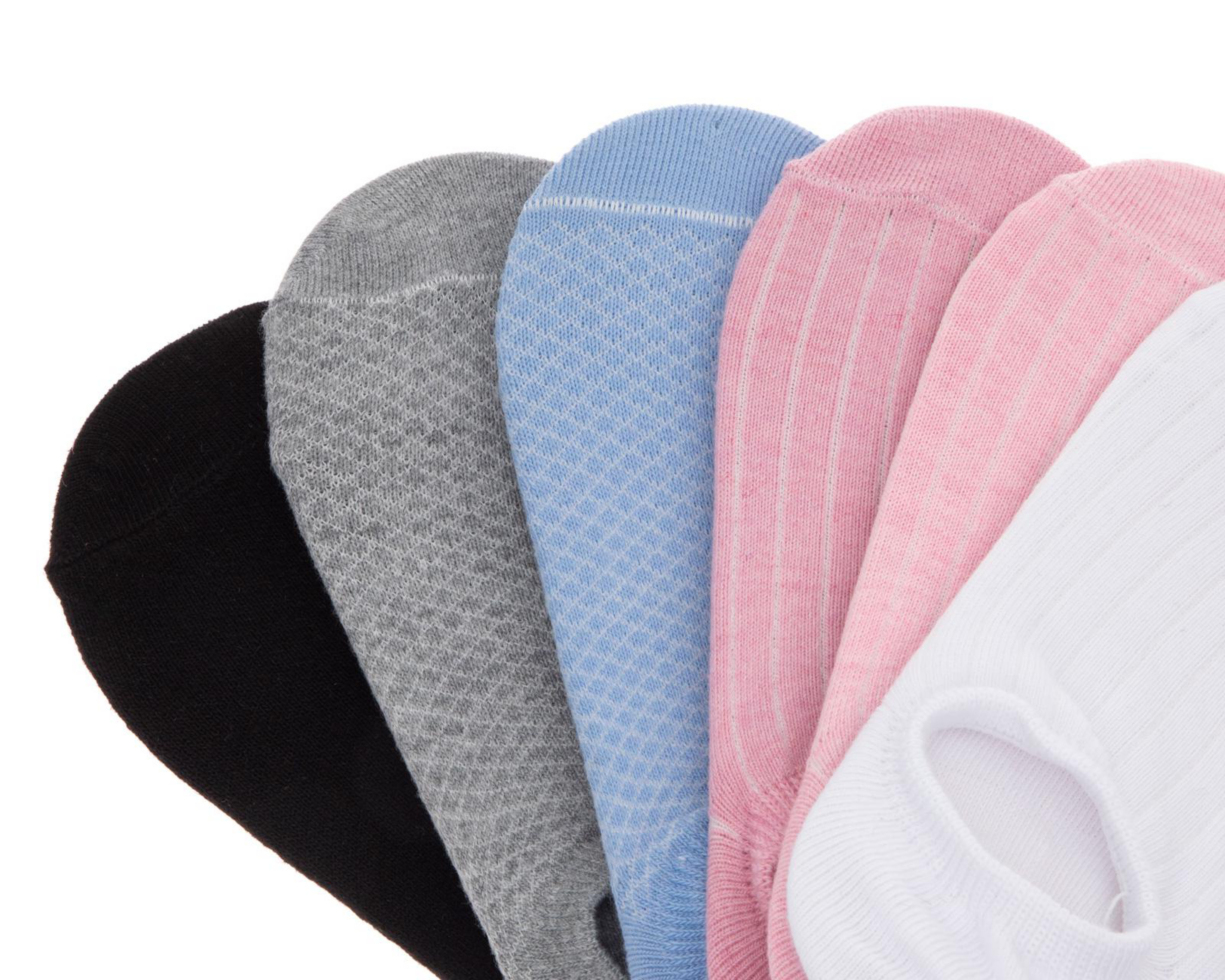 Foto 2 | Calcetas Invisibles Lovest para Mujer 6 Pares
