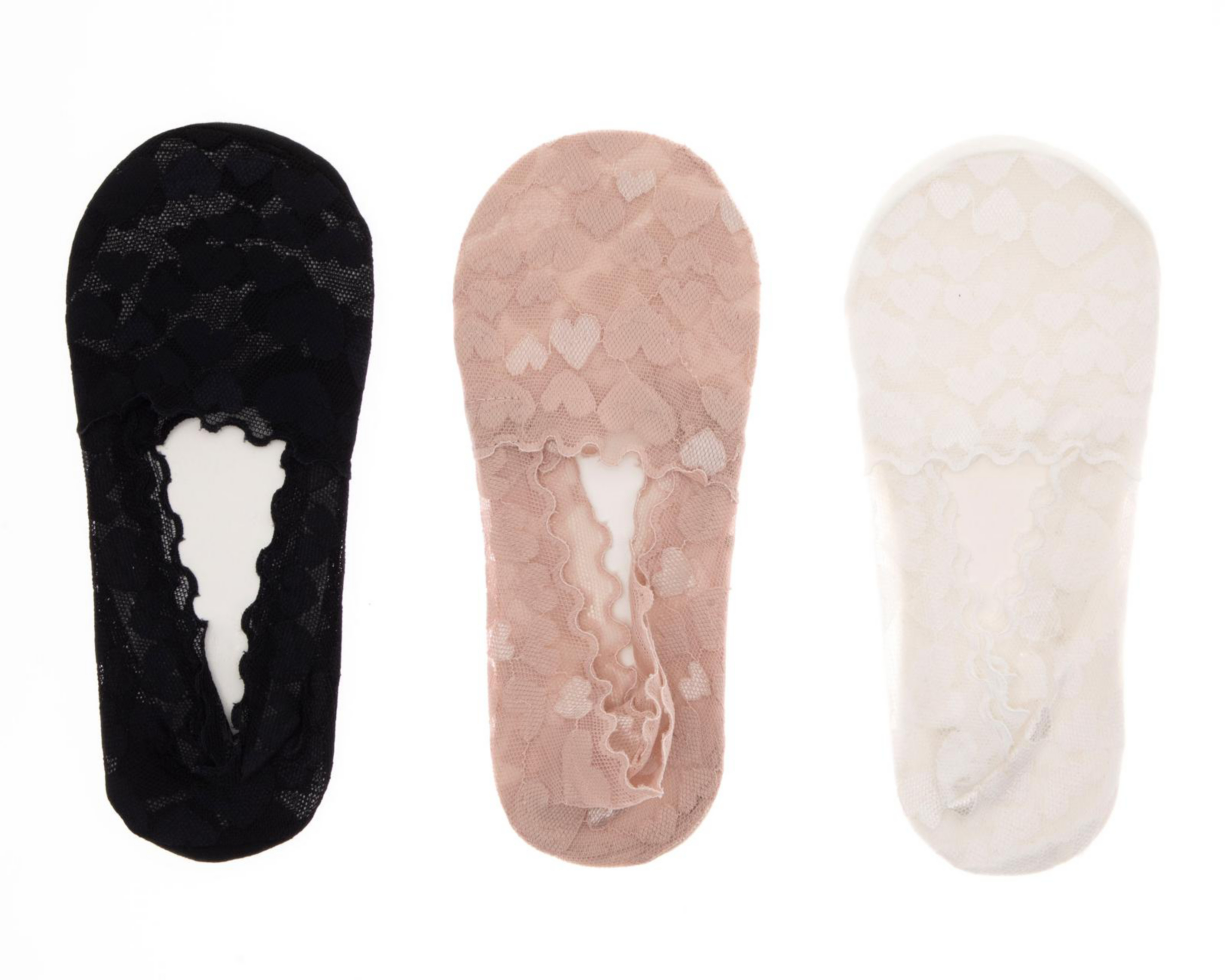 Foto 1 | Calcetas Invisibles Lovest para Mujer 3 Pares