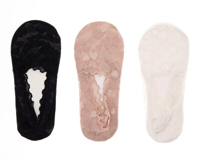 Foto 1 | Calcetas Invisibles Lovest para Mujer 3 Pares