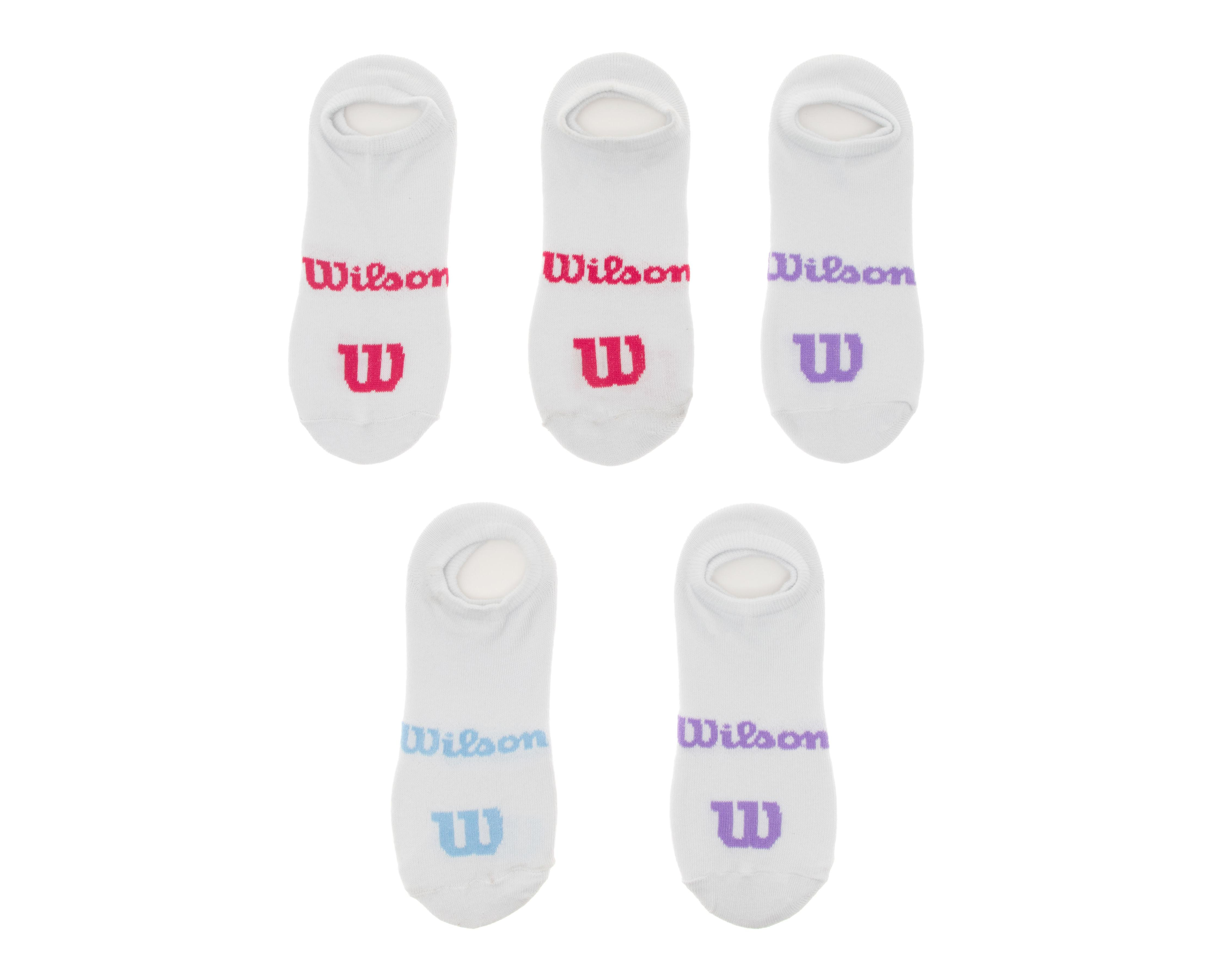 Foto 1 | Calcetas Invisibles Wilson para Mujer 5 Pares