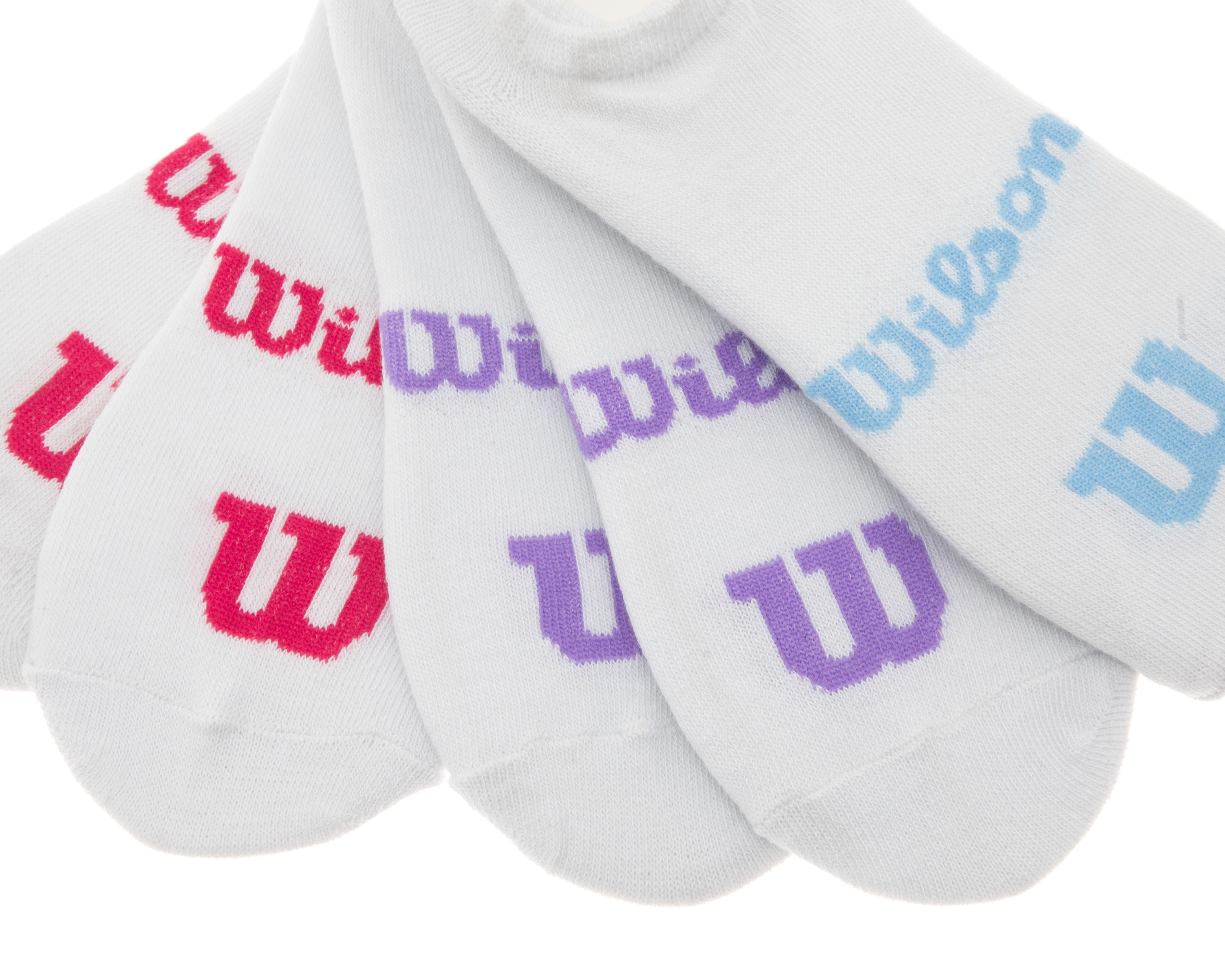 Foto 2 | Calcetas Invisibles Wilson para Mujer 5 Pares