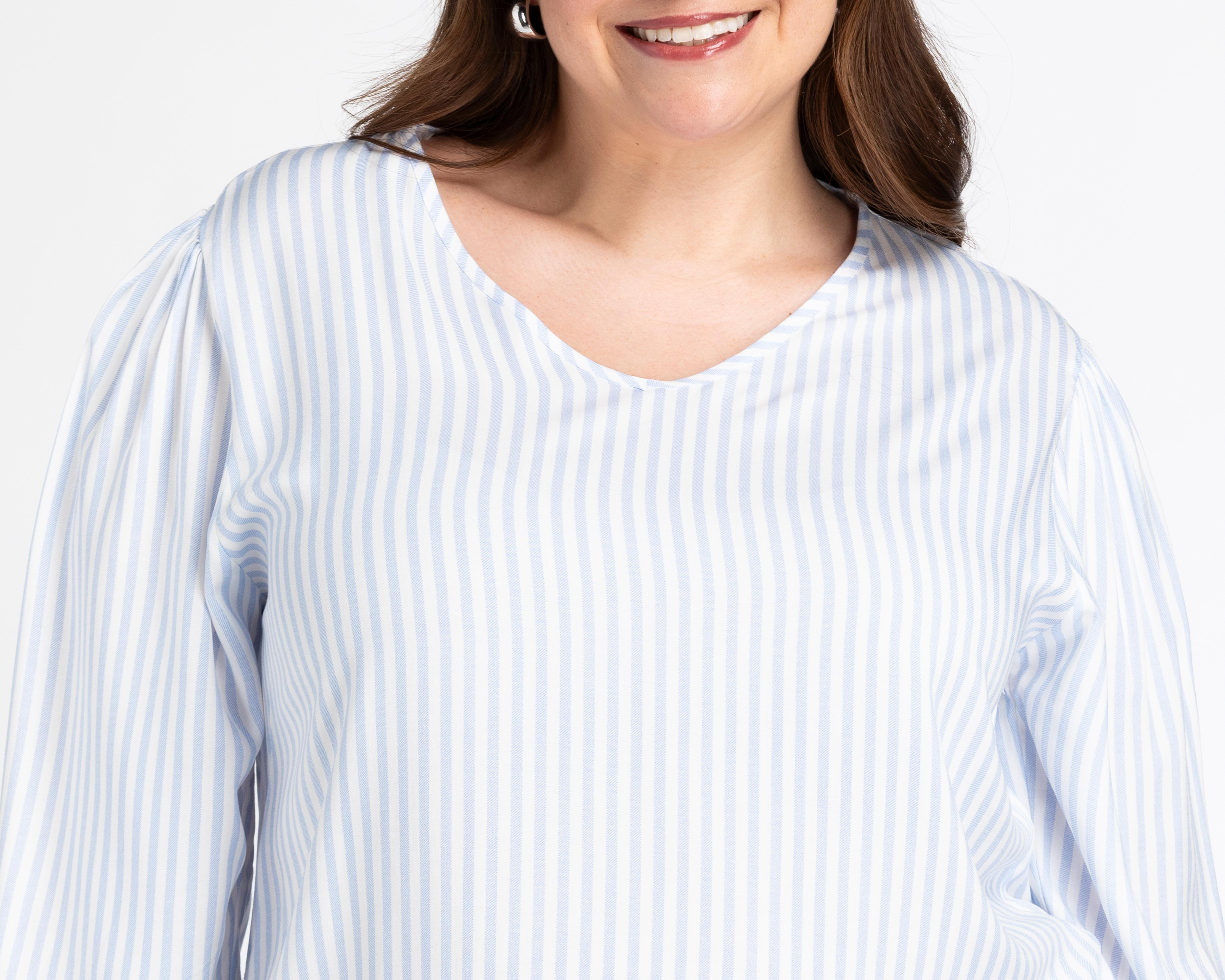 Foto 5 pulgar | Blusa Sahara Manga Larga para Mujer