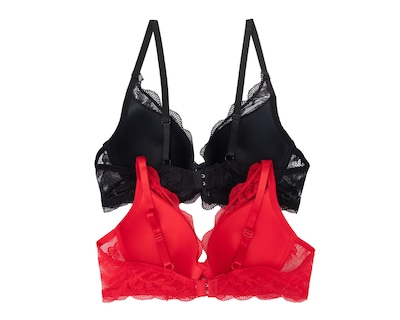 Foto 2 | Brasier con Encaje Carnival Copa Completa 2 Pack