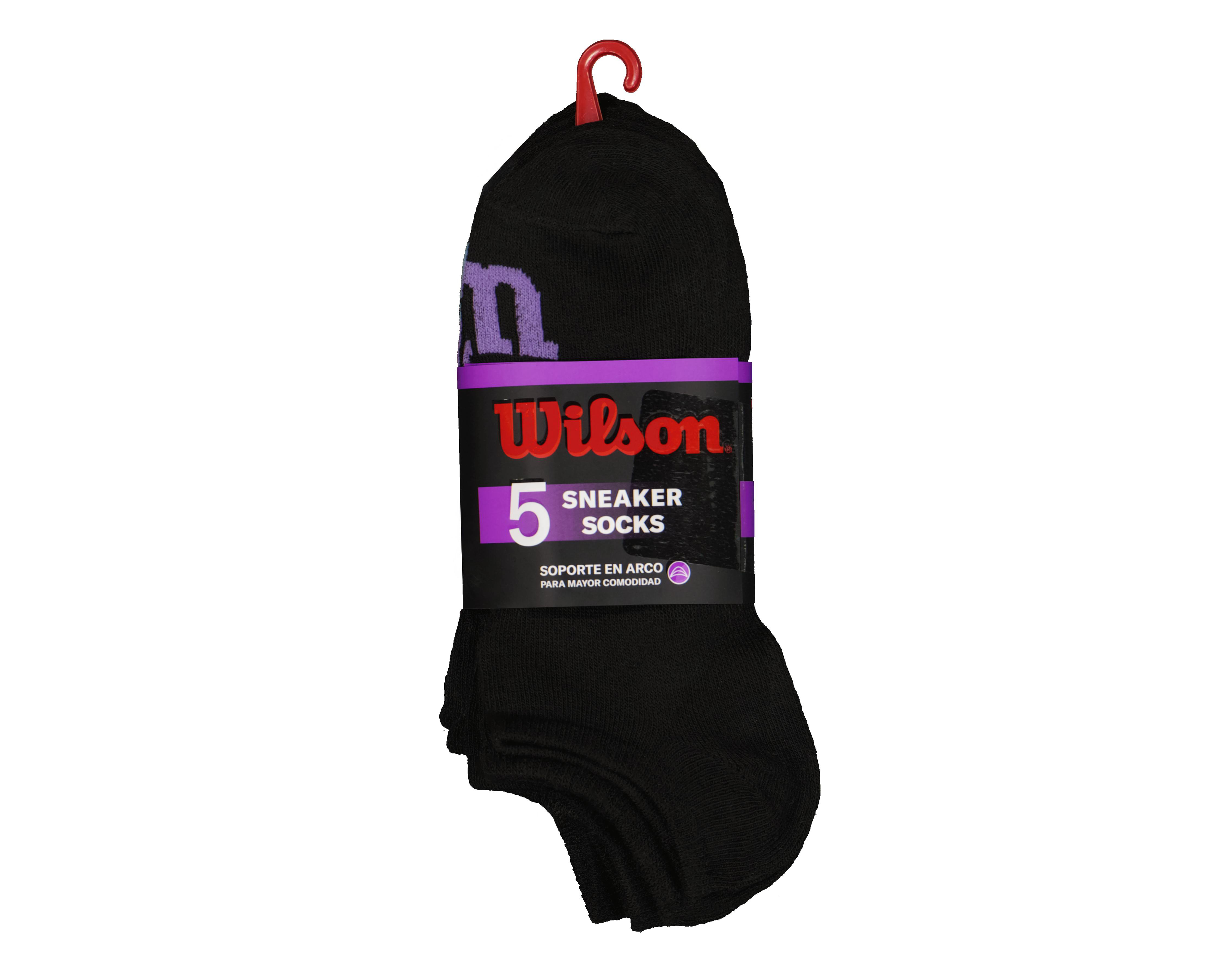 Foto 3 | Calcetas Deportivas Wilson para Mujer 5 Pares