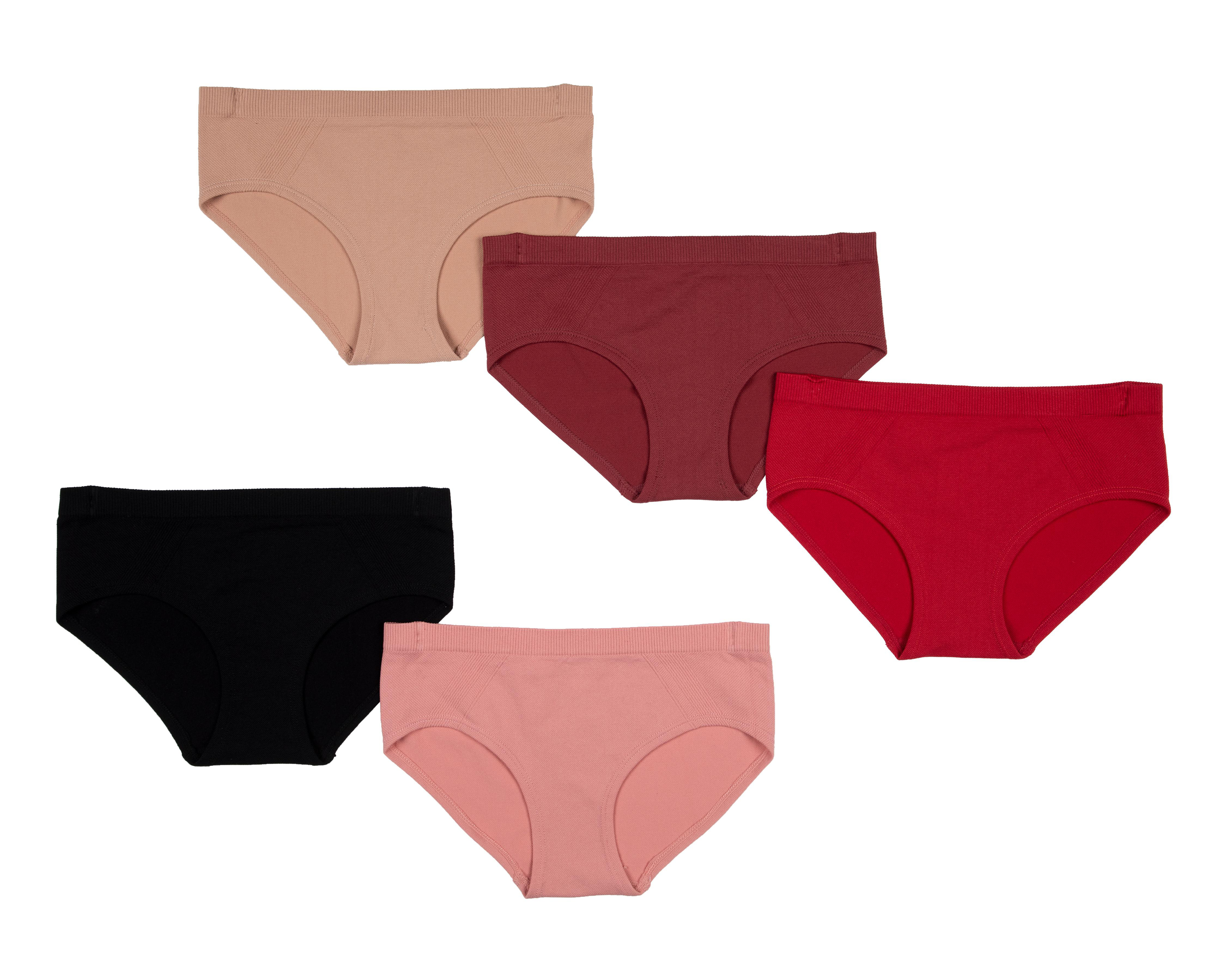 Foto 2 pulgar | Pantaleta con Cintura Elástica Fitwell para Mujer 5 Piezas