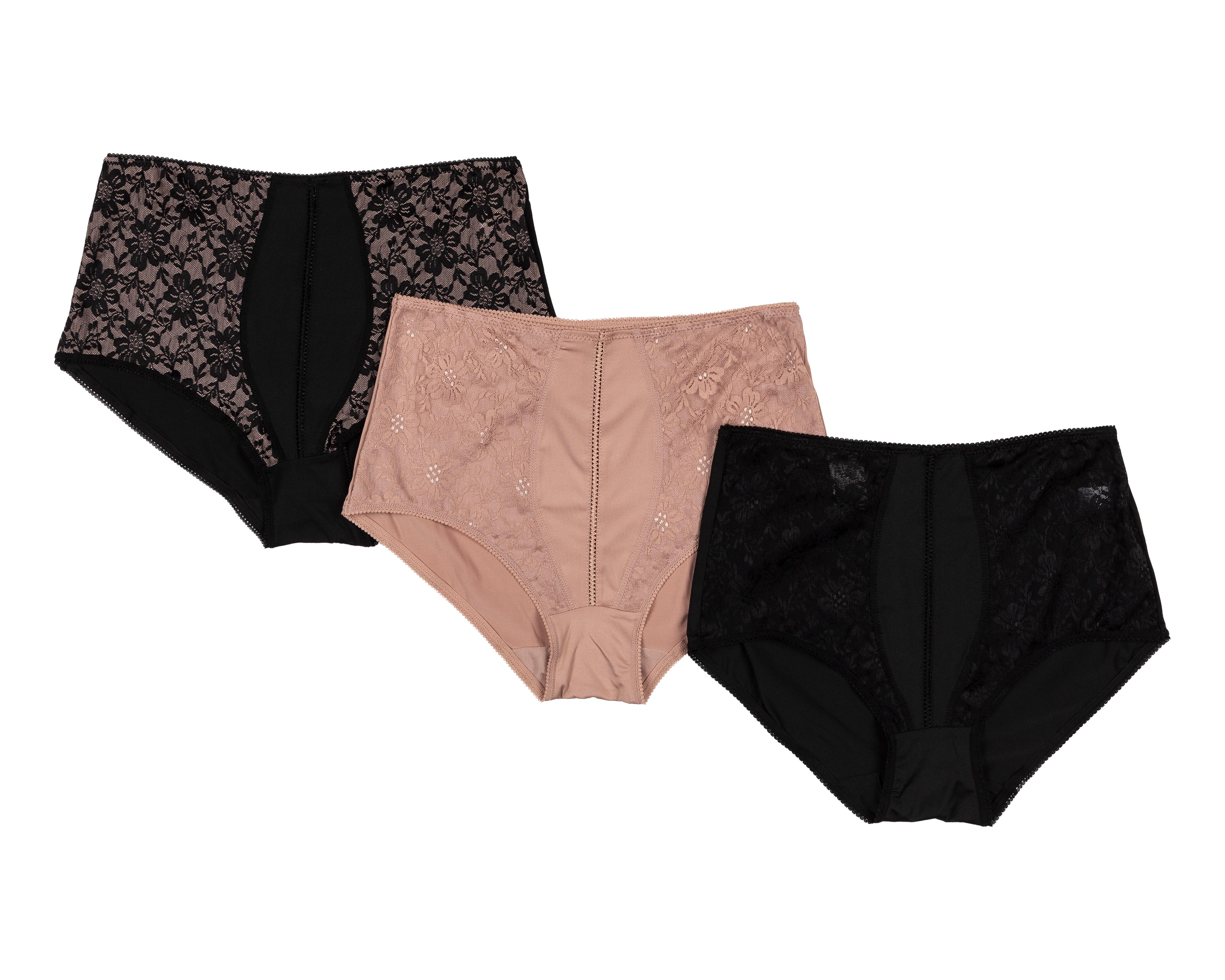 Foto 1 | Pantaleta con Encaje Prima Valentina para Mujer 3 Piezas