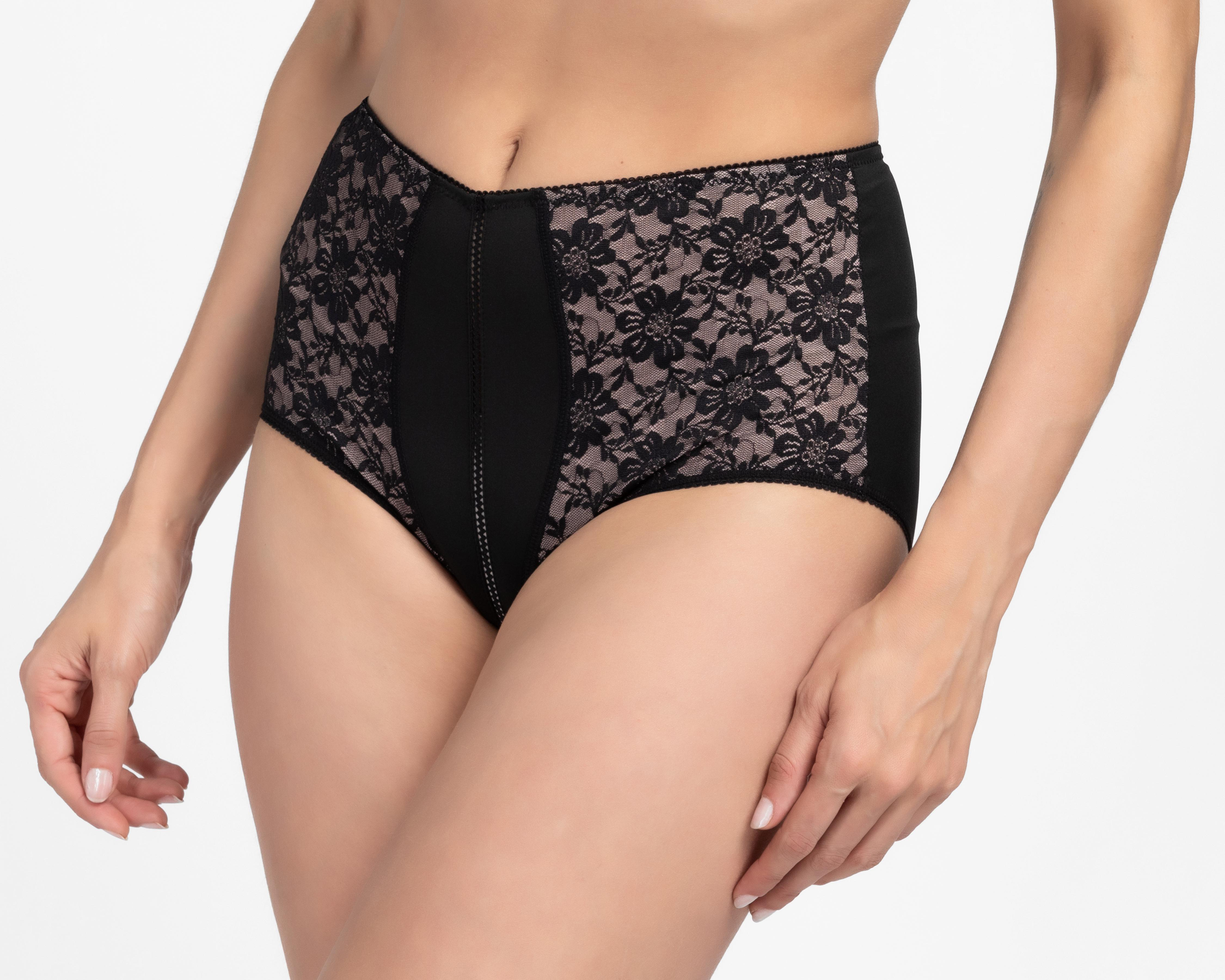 Foto 5 pulgar | Pantaleta con Encaje Prima Valentina para Mujer 3 Piezas