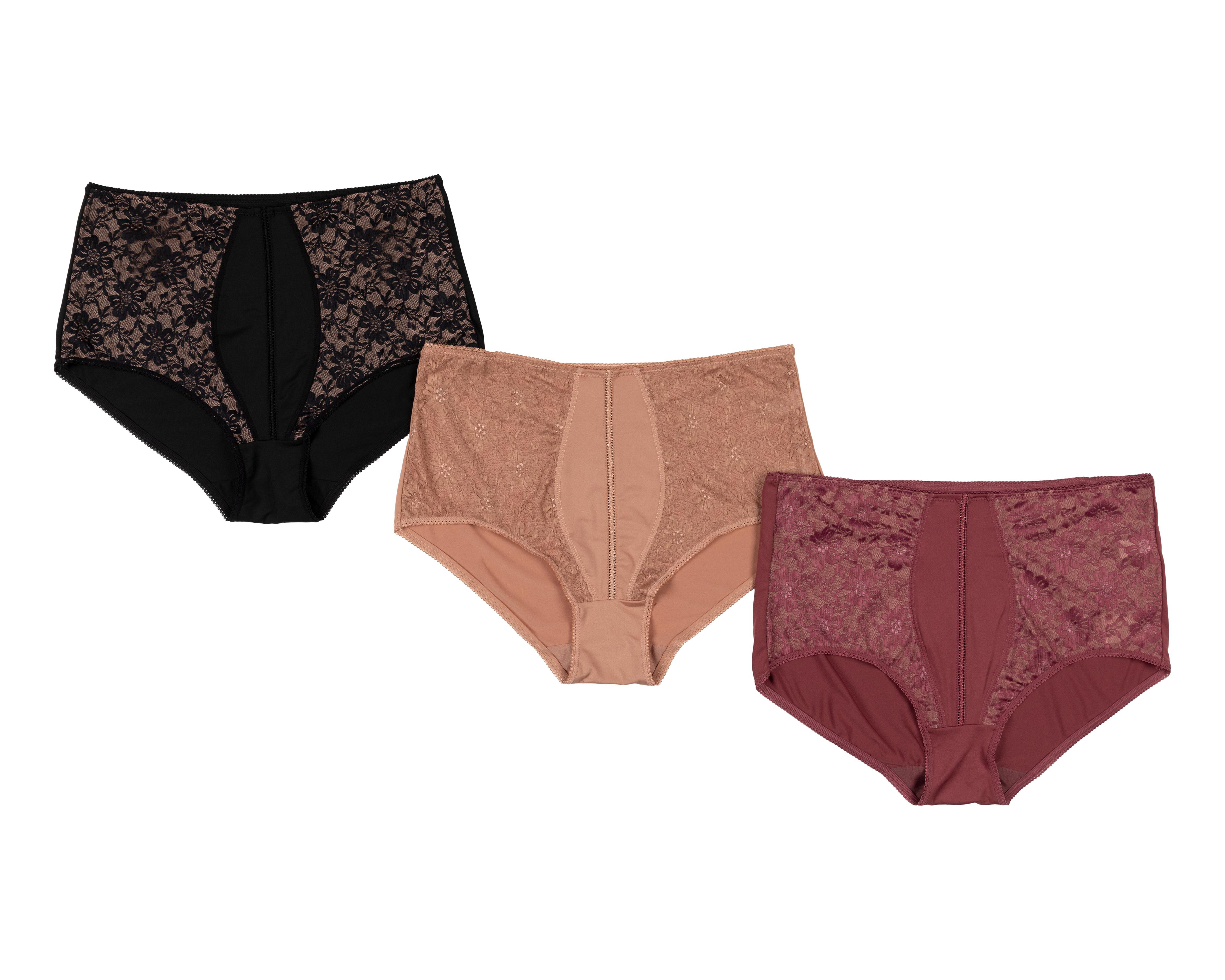 Foto 1 | Pantaleta con Encaje Prima Valentina para Mujer 3 Piezas