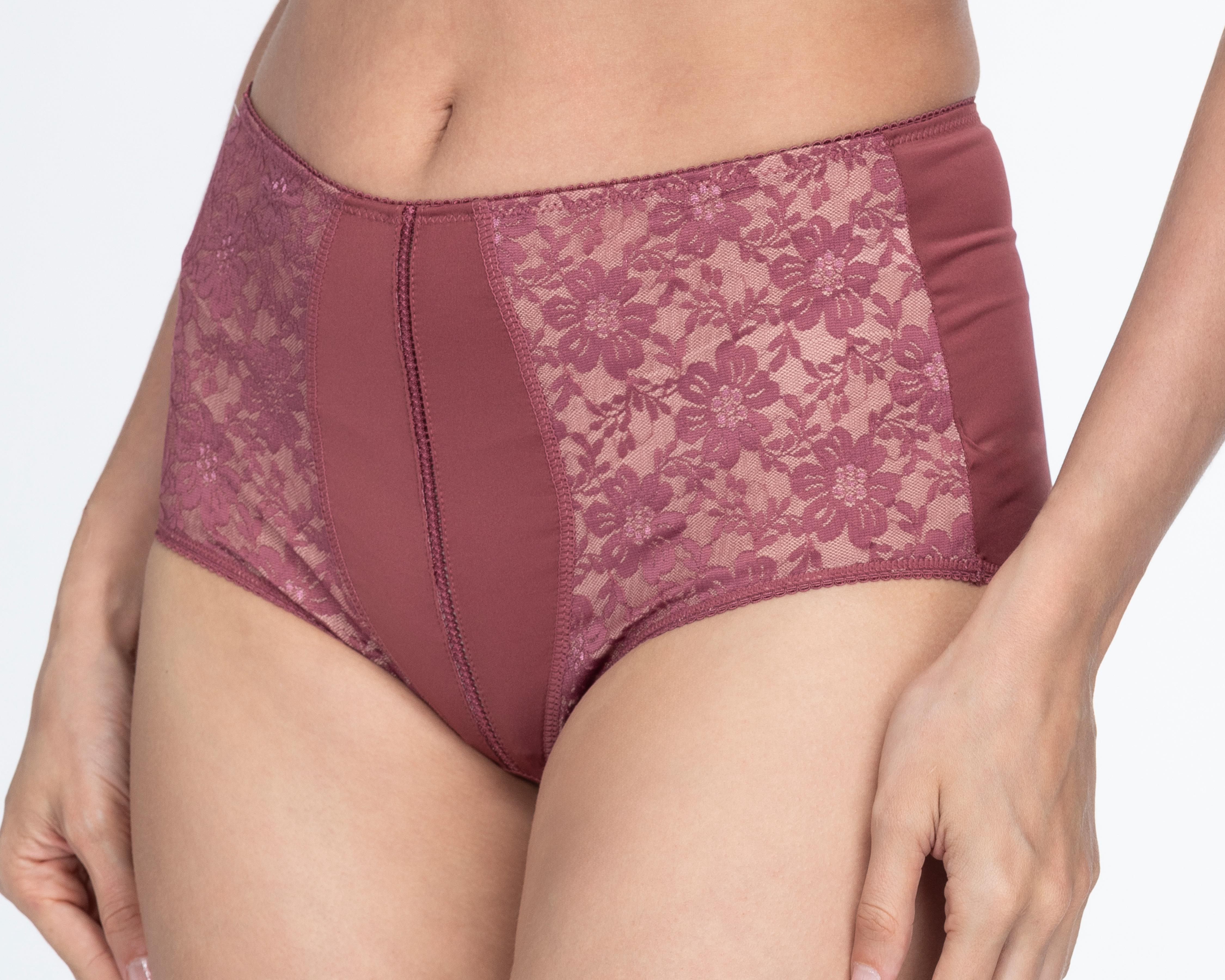 Foto 5 pulgar | Pantaleta con Encaje Prima Valentina para Mujer 3 Piezas