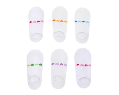 Foto 1 | Calcetas Invisibles Lovest para Mujer 6 Pares