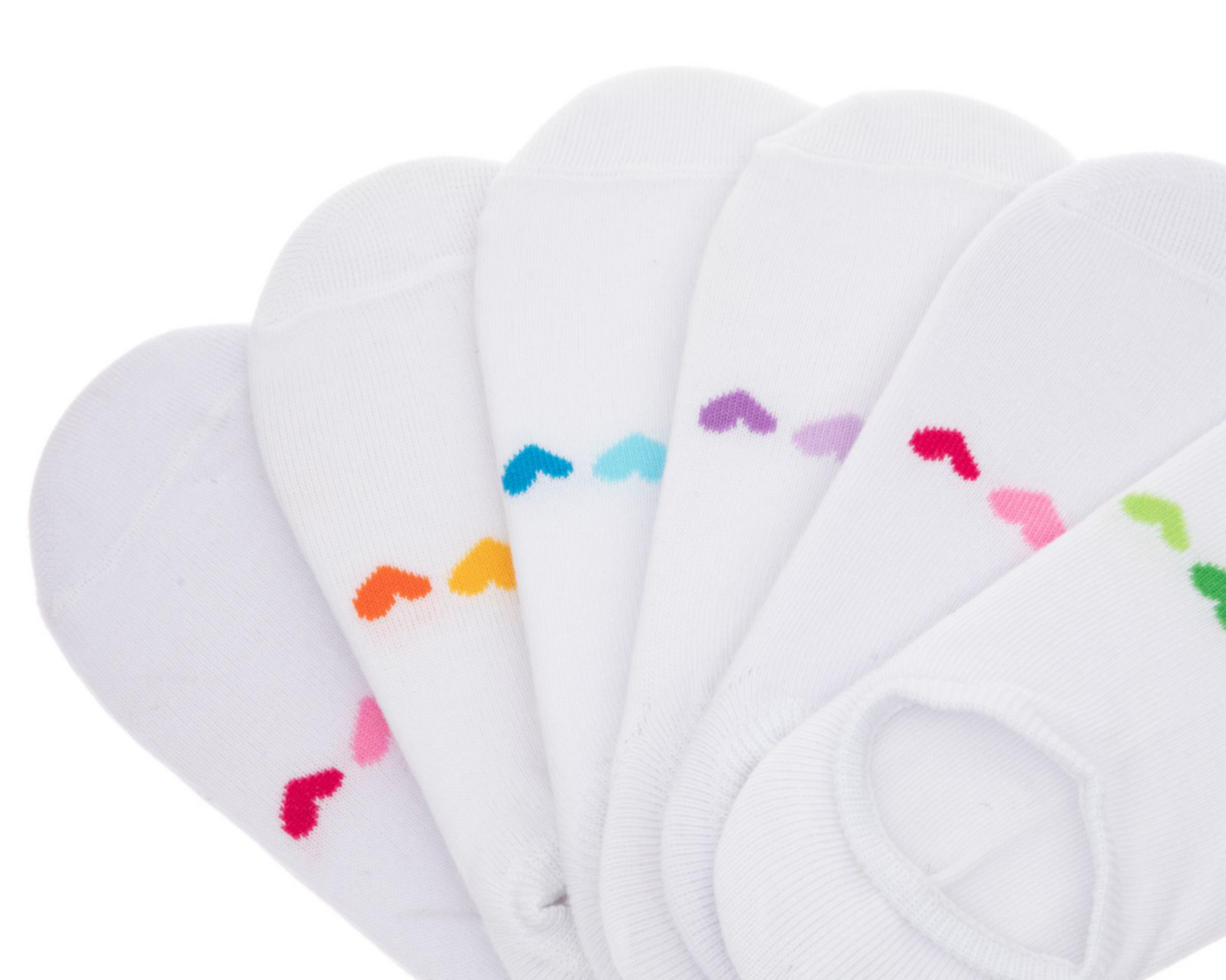 Foto 2 | Calcetas Invisibles Lovest para Mujer 6 Pares