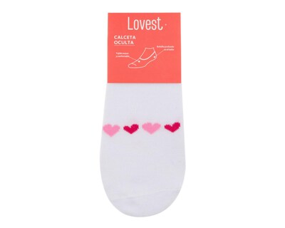 Foto 3 | Calcetas Invisibles Lovest para Mujer 6 Pares
