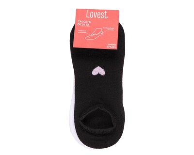 Foto 3 | Calcetas Invisibles Lovest para Mujer 6 Pares